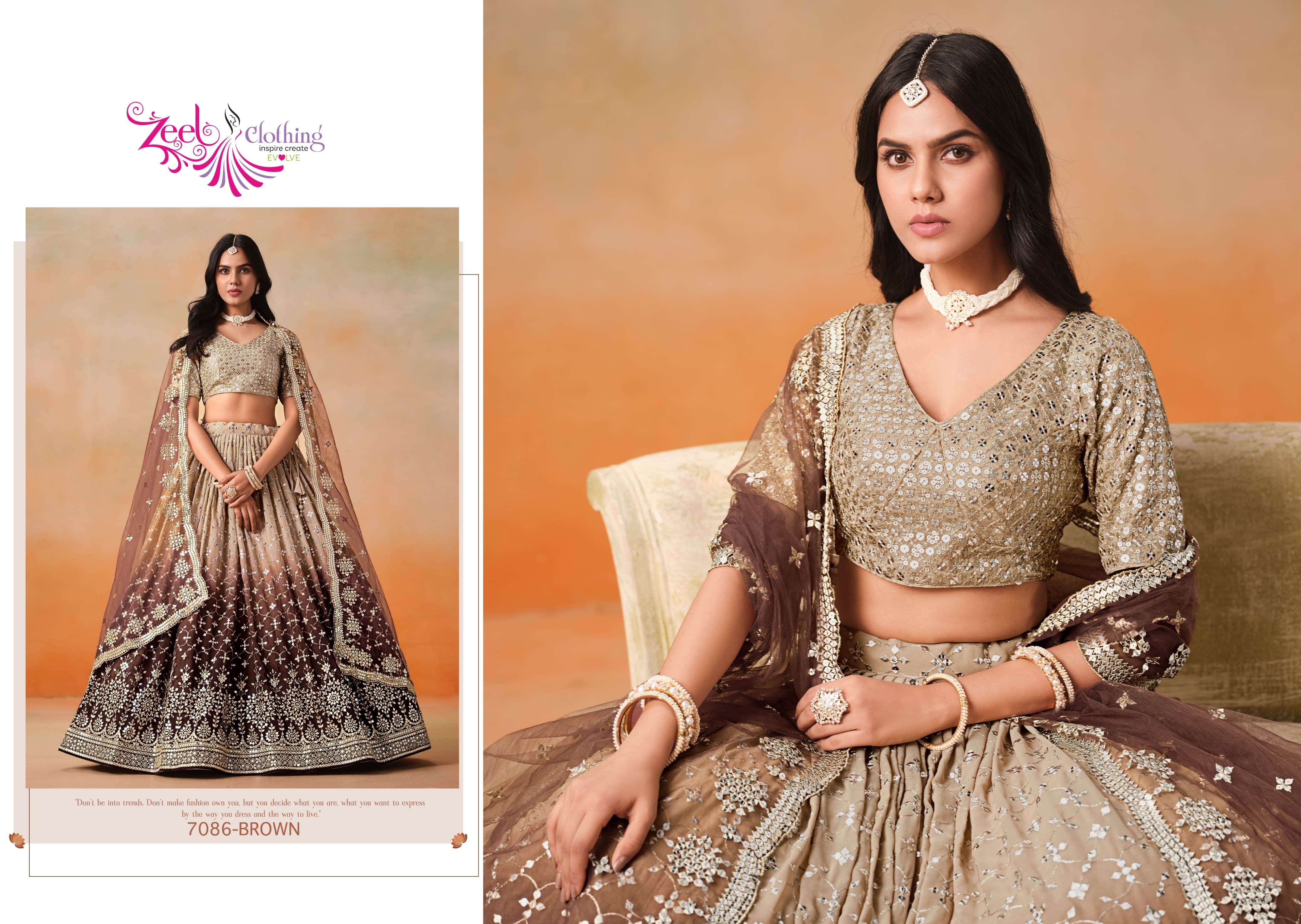ELEGANCE by Zeel Clothing lehenga choli collection manufacturer surat 