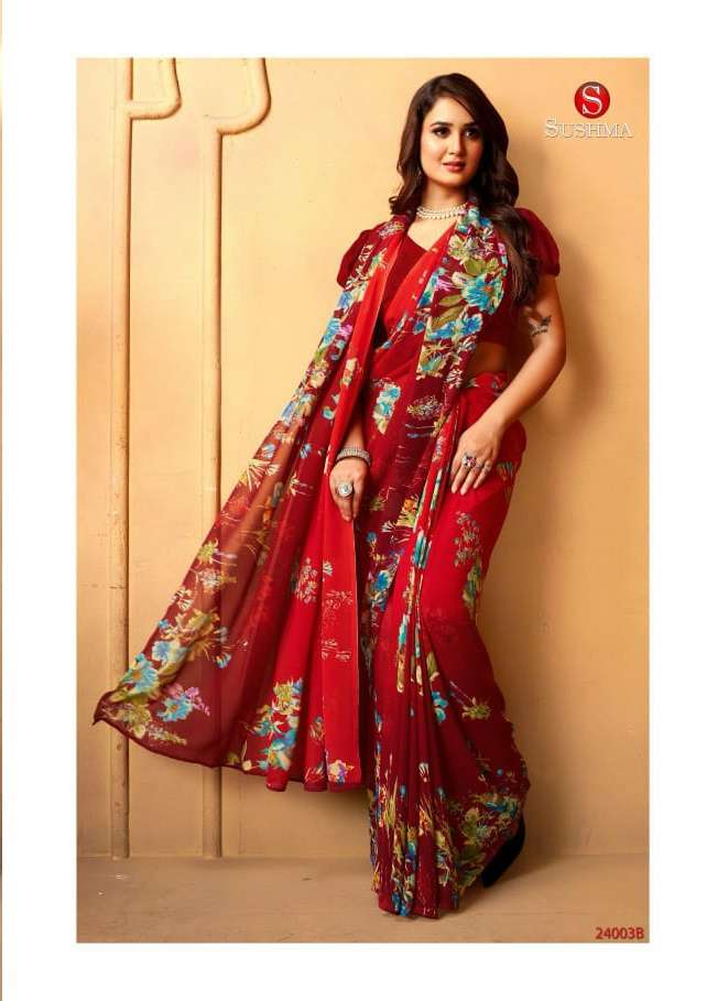 FLORALS FOREVER by Sushma saree collection manufacturer surat 