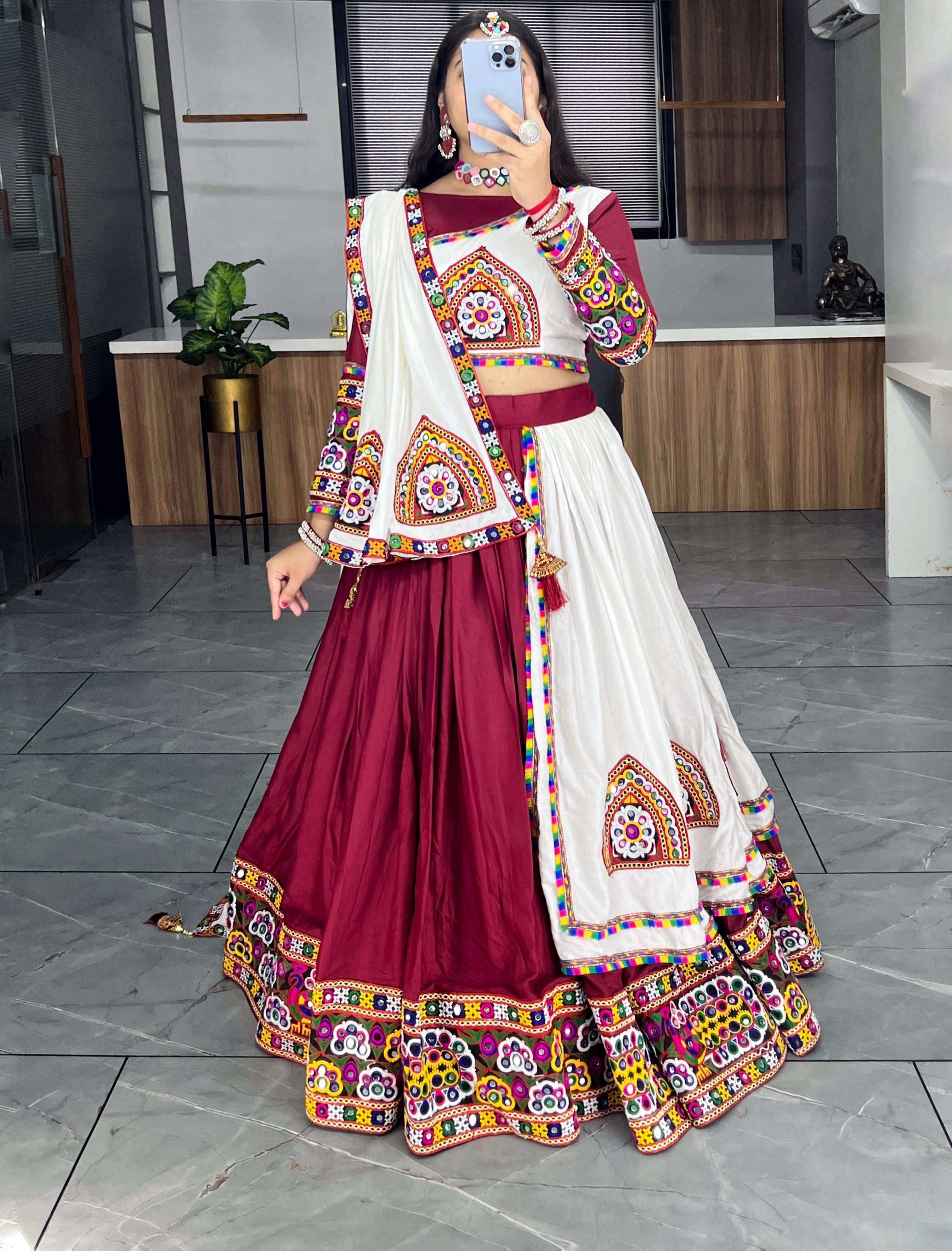 KOYALDI Rayon Cotton Navratri Lehenga choli collection manufacturer surat 