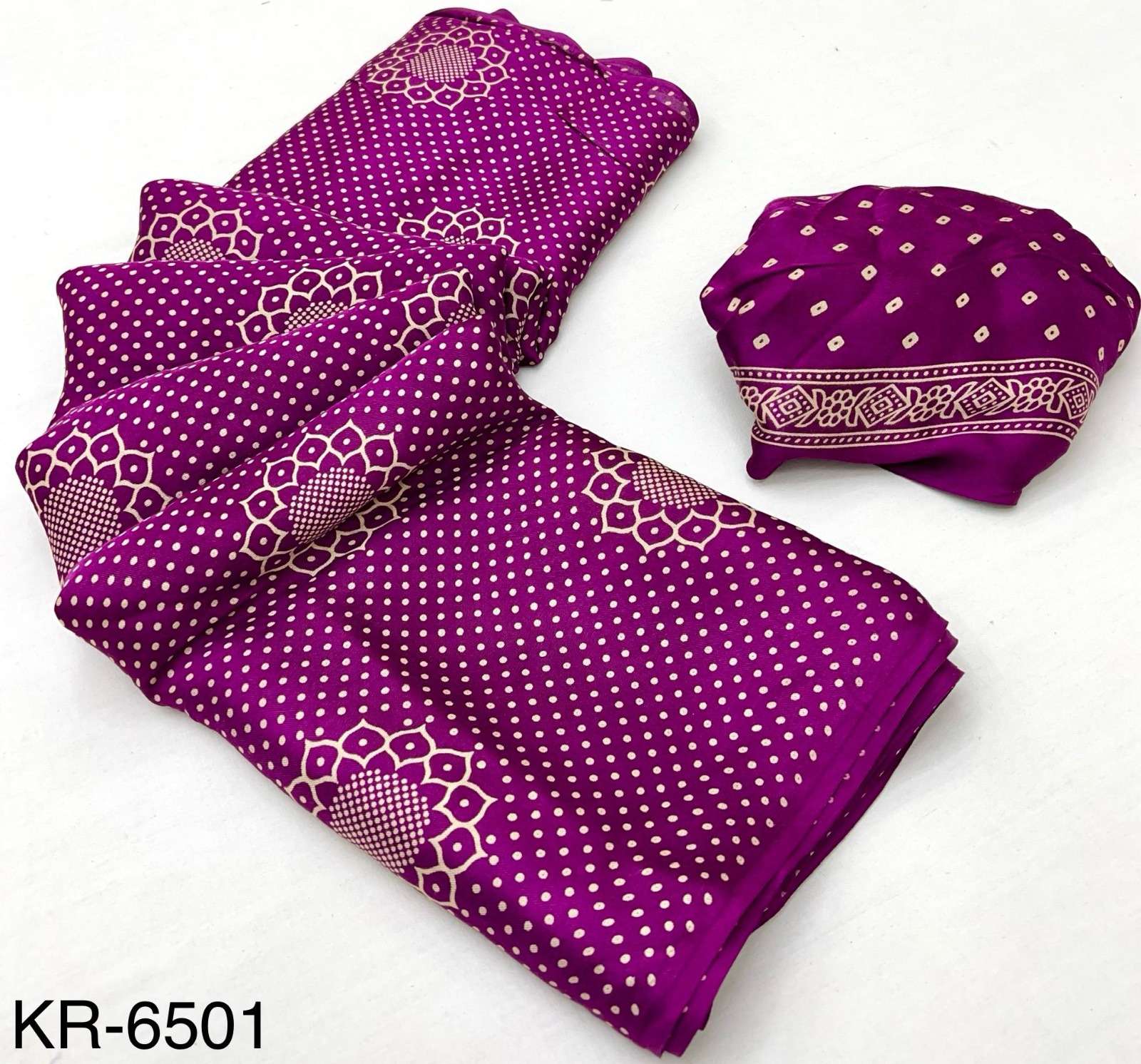 Krishna Bandhani saree collection manufacturer surat 