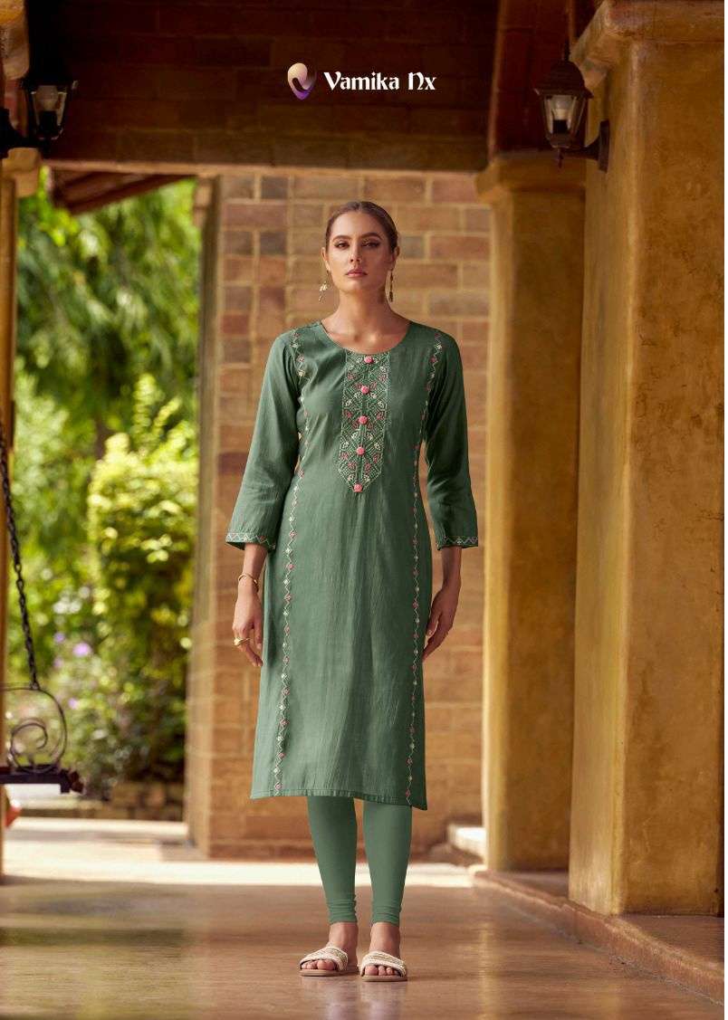 MELODY PREMIUM COLLECTION By VAMIKA NX CHANDRI kurti collection manufacturer surat 