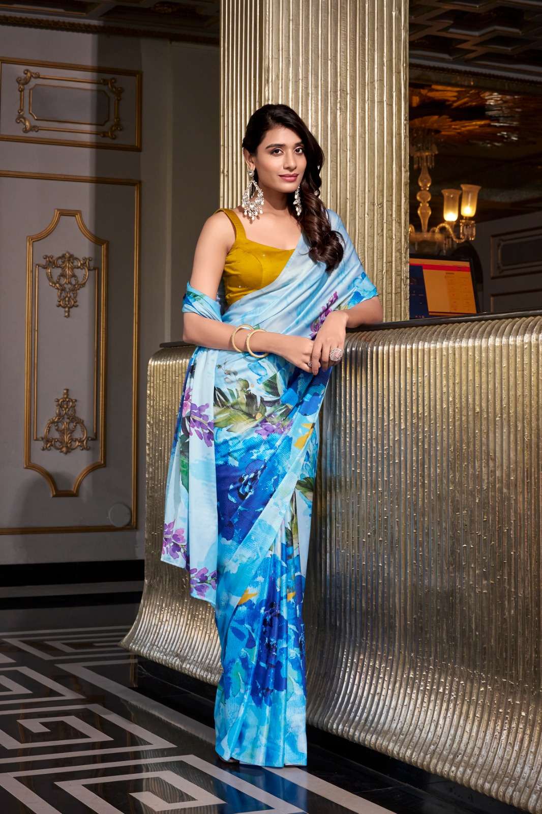 MIKELI Satin Saree Collection manufacturer surat 