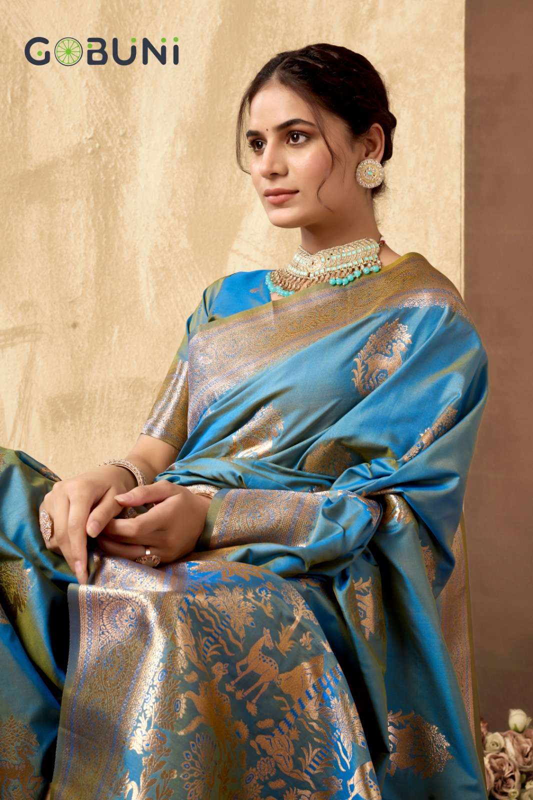  Sabyasachi Series 1601 To 1604 by Gobuni Silk saree collection manufacturer surat 