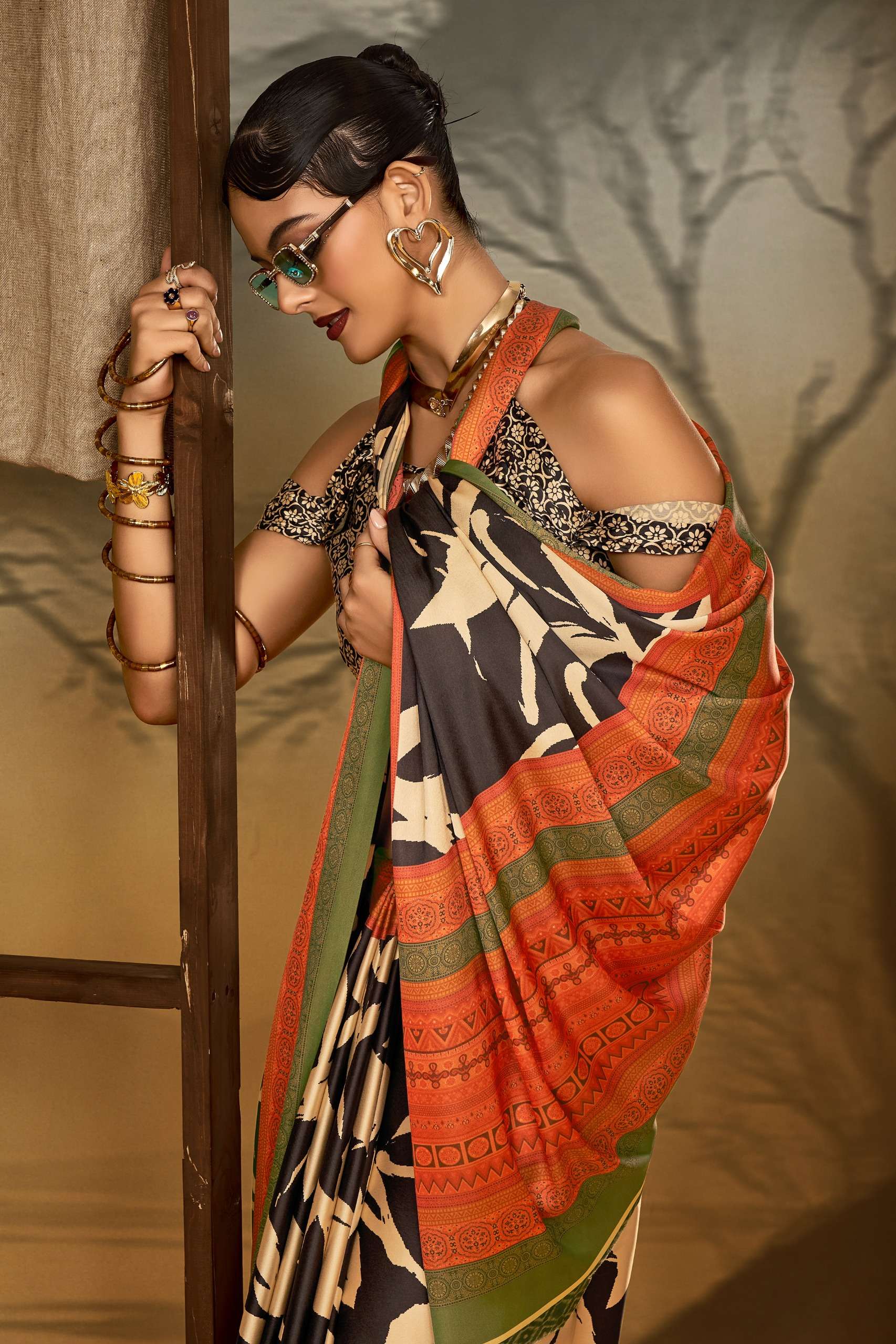 Series Article 81 TO Article 86 by sosy Satin Silk saree collection manufacturer surat 