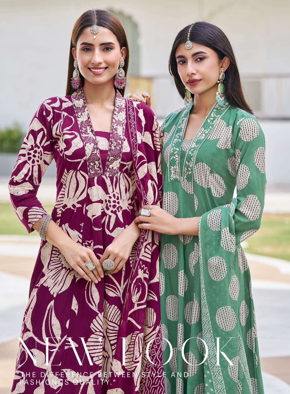 SUMMER GARDEN  𝒗𝒐𝒍 1 By RADHIKA LIFE STYLE   KURTI GOWN PLAZO  WITH DUPATTA collection manu...