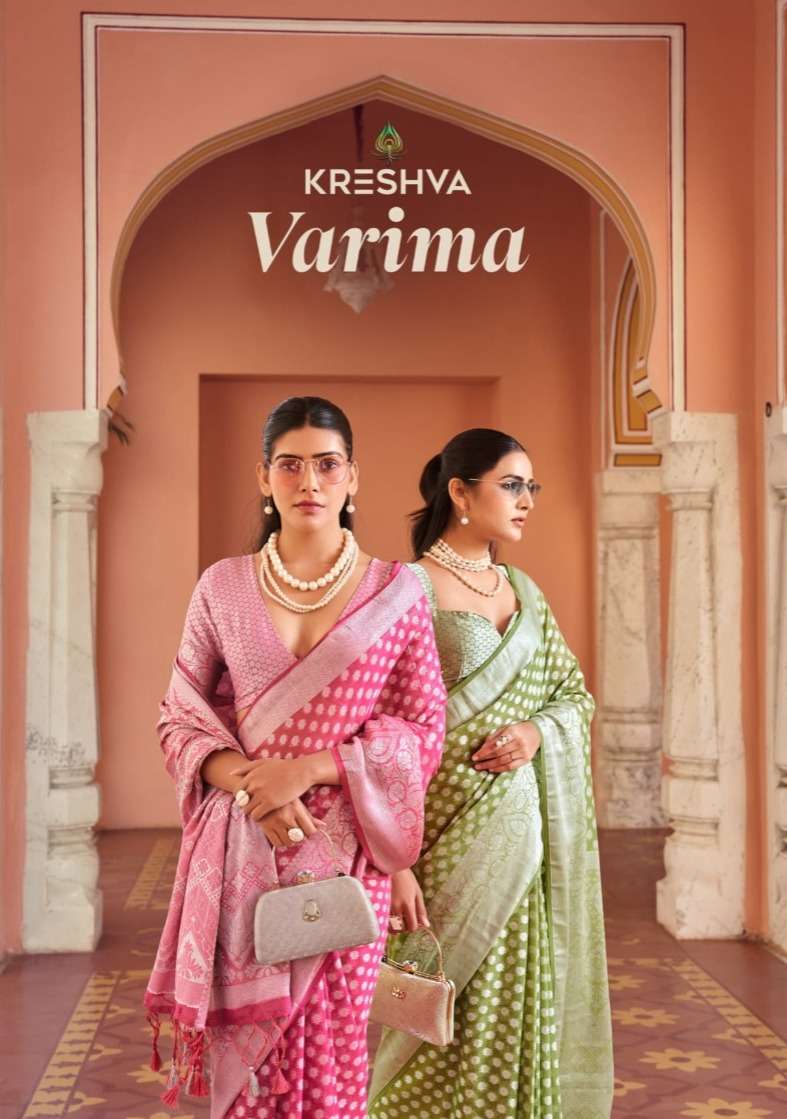 Varima Series 2007 TO 2012 By Kreshva Georgette saree collection manufacturer surat 