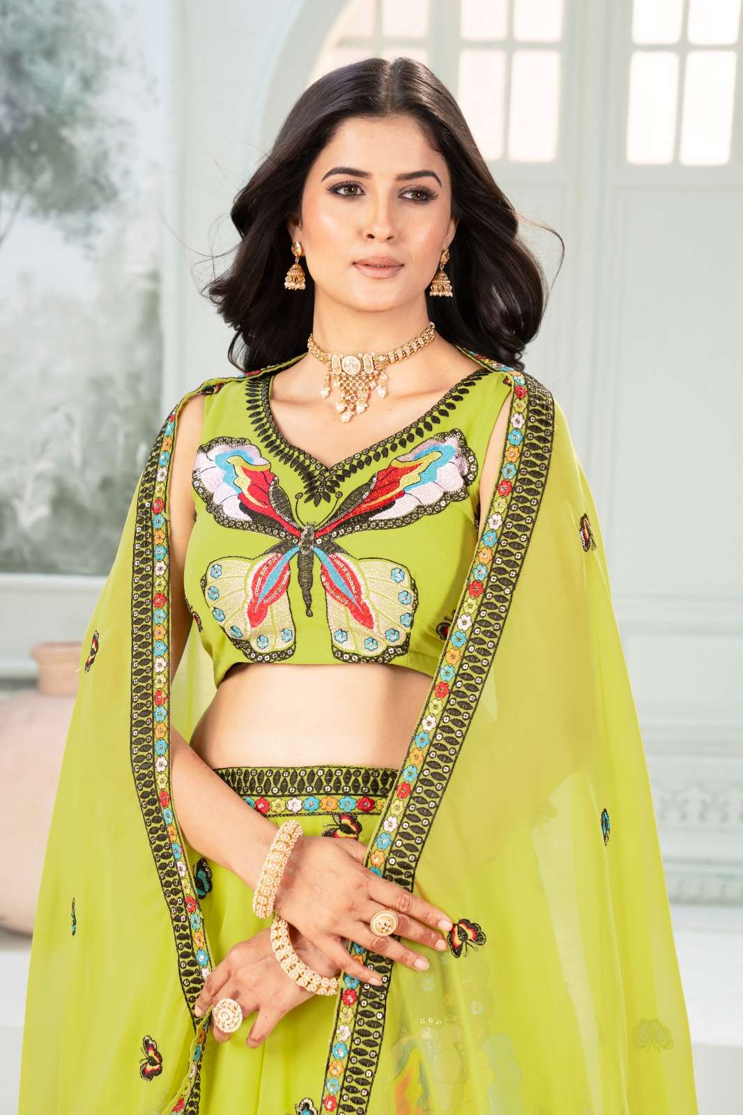 ZARIVAAH 5118BUTTERFLY SPECIAL PARTY WEAR LEHENGA Choli collection manufacturer surat 