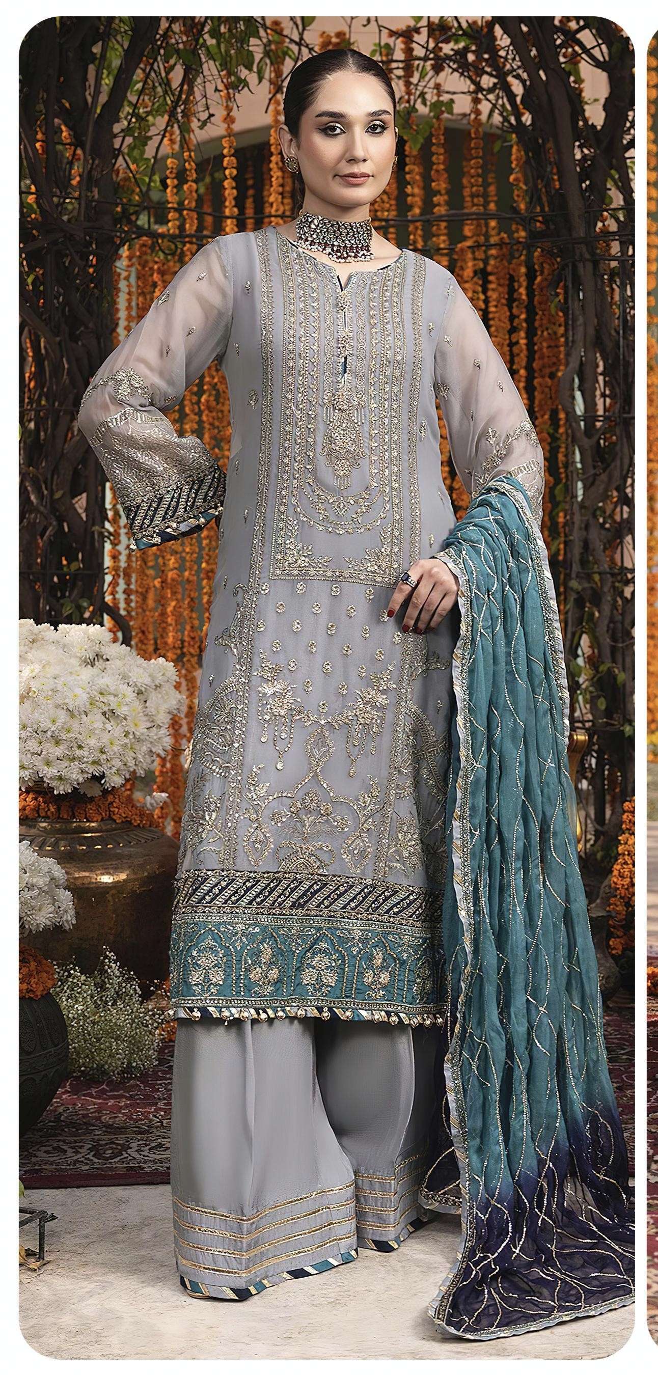 ALAYA VOL 2 SD 1011 1012 by SAJIDA DESIGNERS SUIT collection manufacturer surat 