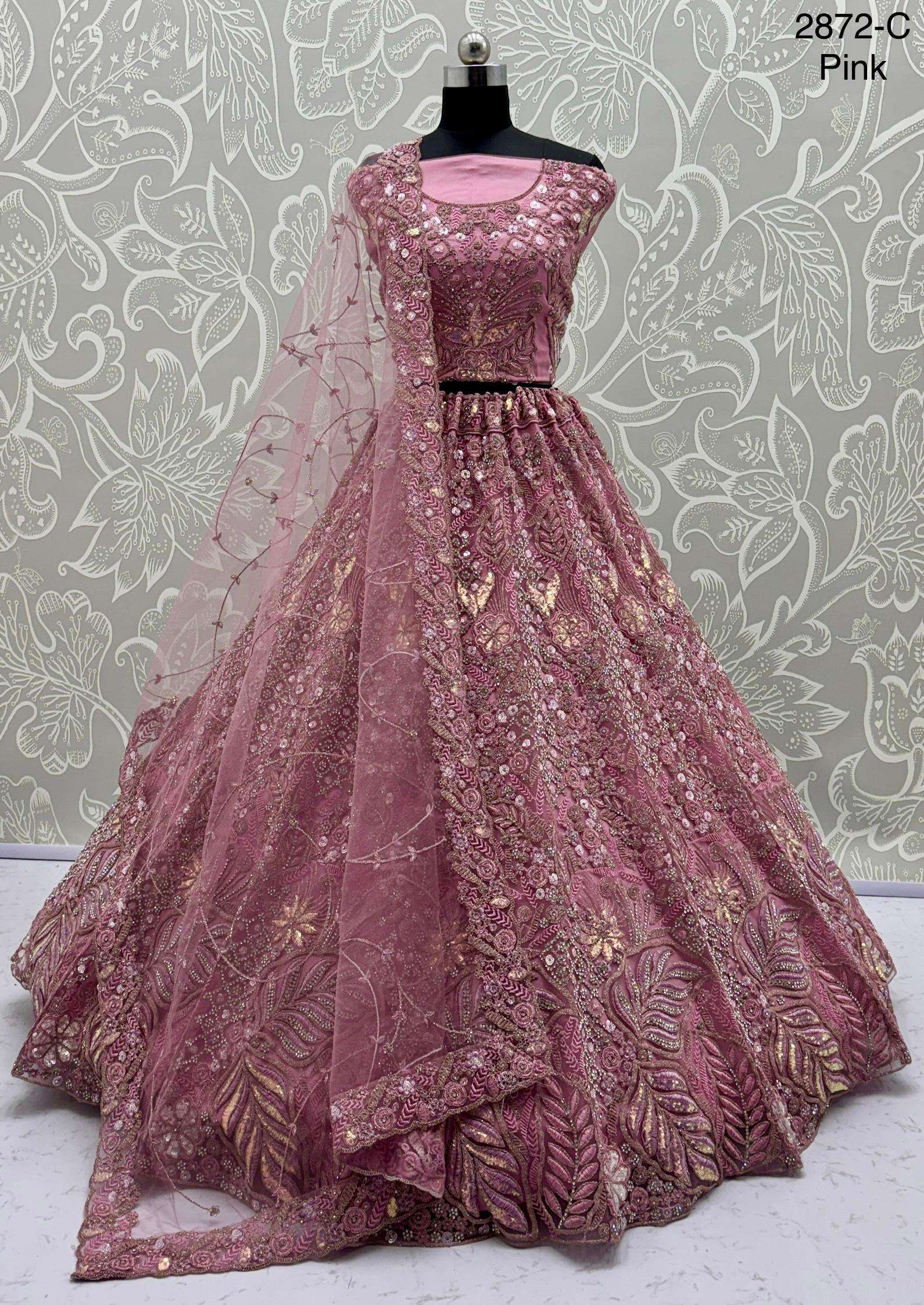 Code 2872 Magnificent Art lehenga collection manufacturer surat 