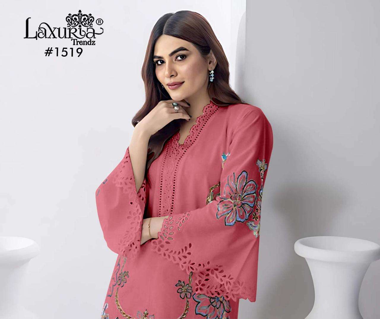 D No 1519 by  Laxuria Trendz kurti collection manufacturer Surat 