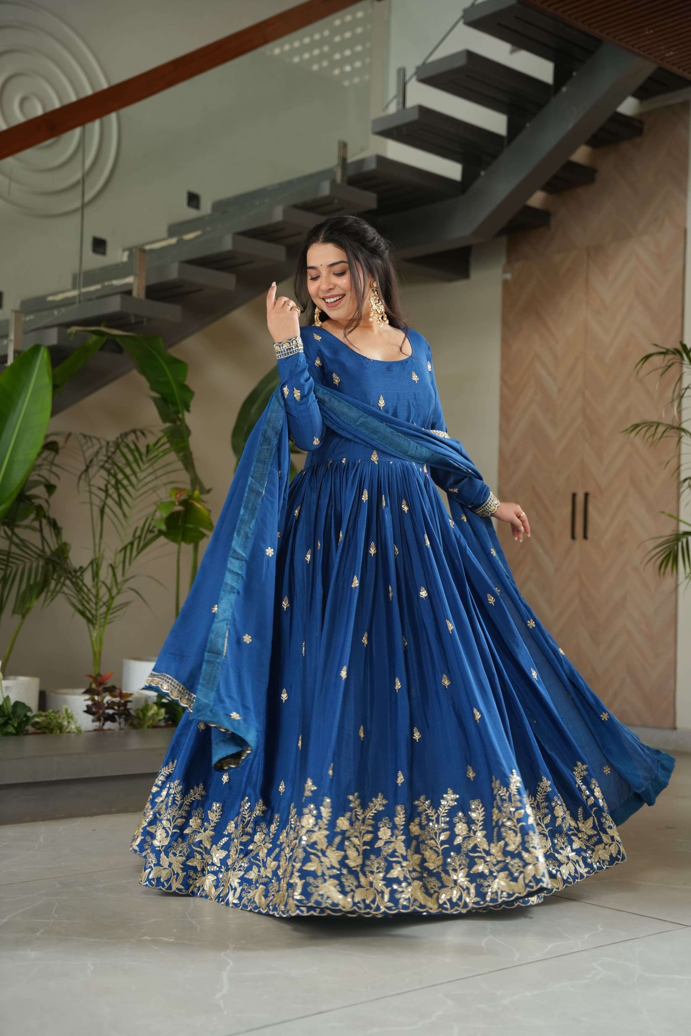 DESIGNER READYMADE GOWN COL COLLECTIONS manufacturerLECTIONS manufacturer surat 