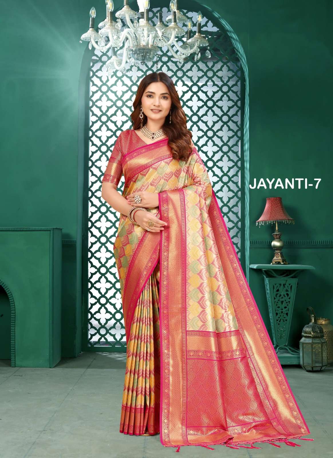 Jayanti Series Jayanti 1 To Jayanti 7 saree collection manufacturer surat 