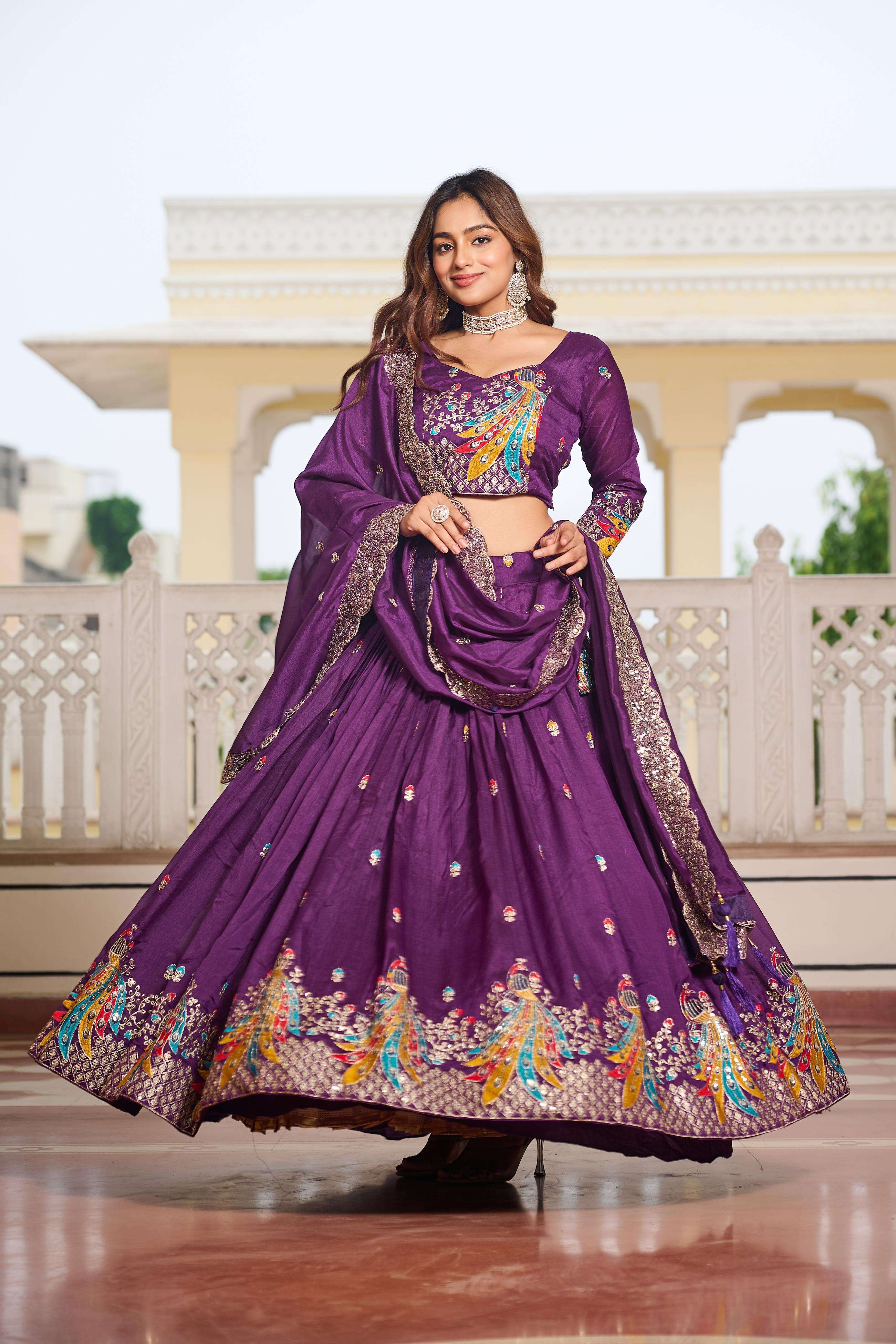 RM311 lehenga collection manufacturer surat 
