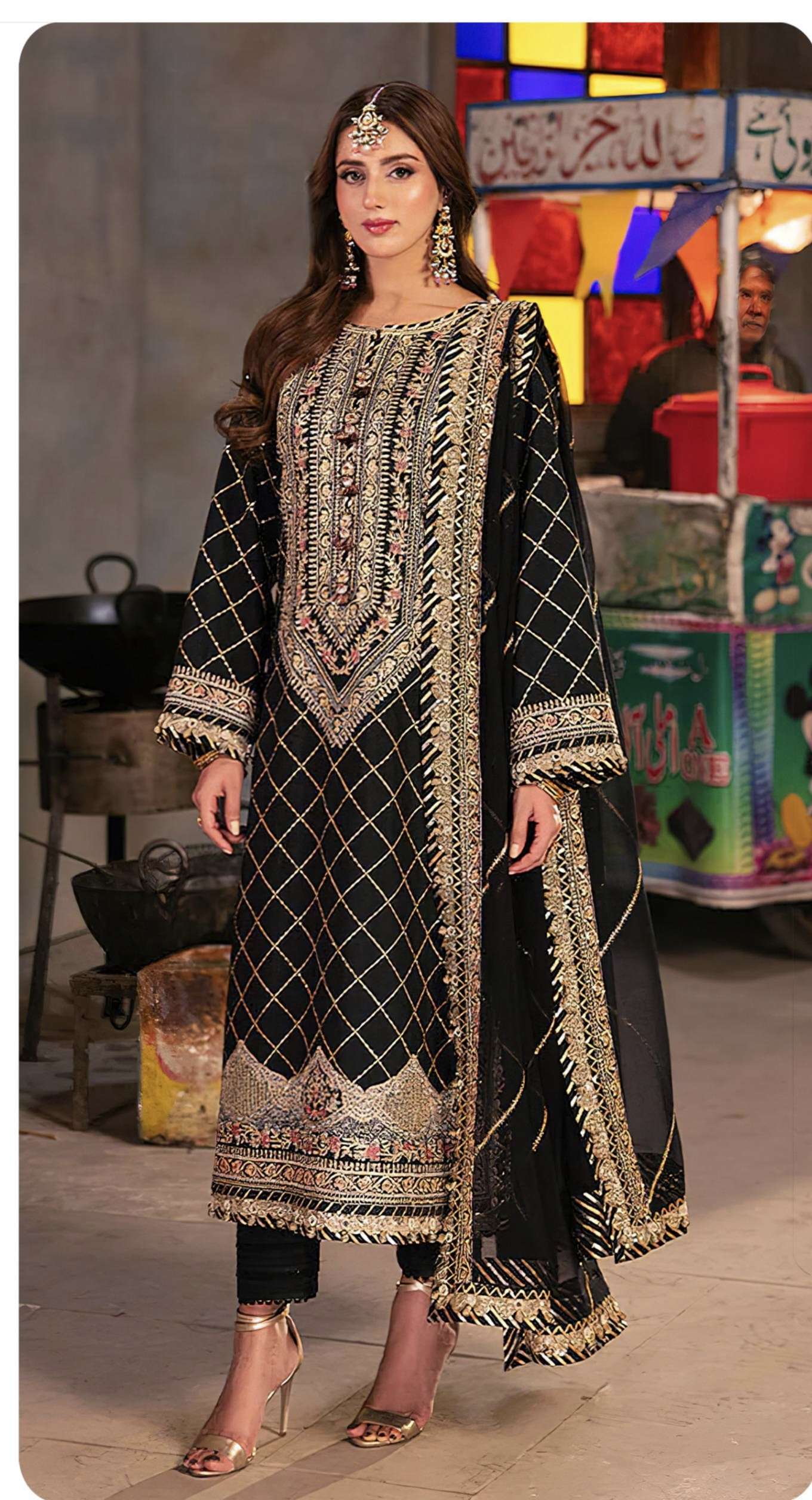 SD 1057 by SAJIDA DESIGNER SUIT collection manufacturer surat 