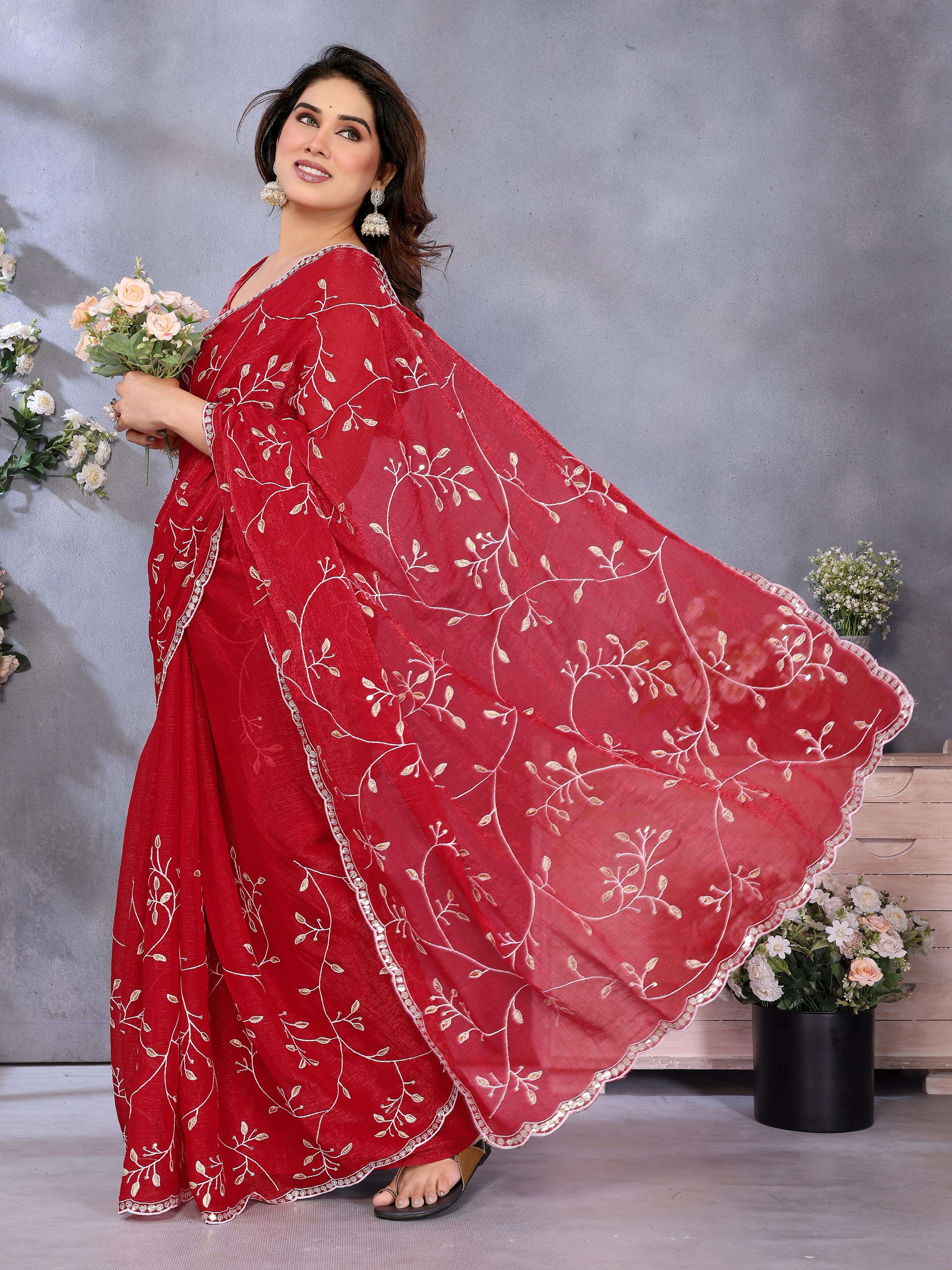 A66 JIMMY CHU saree collection manufacturer Surat 