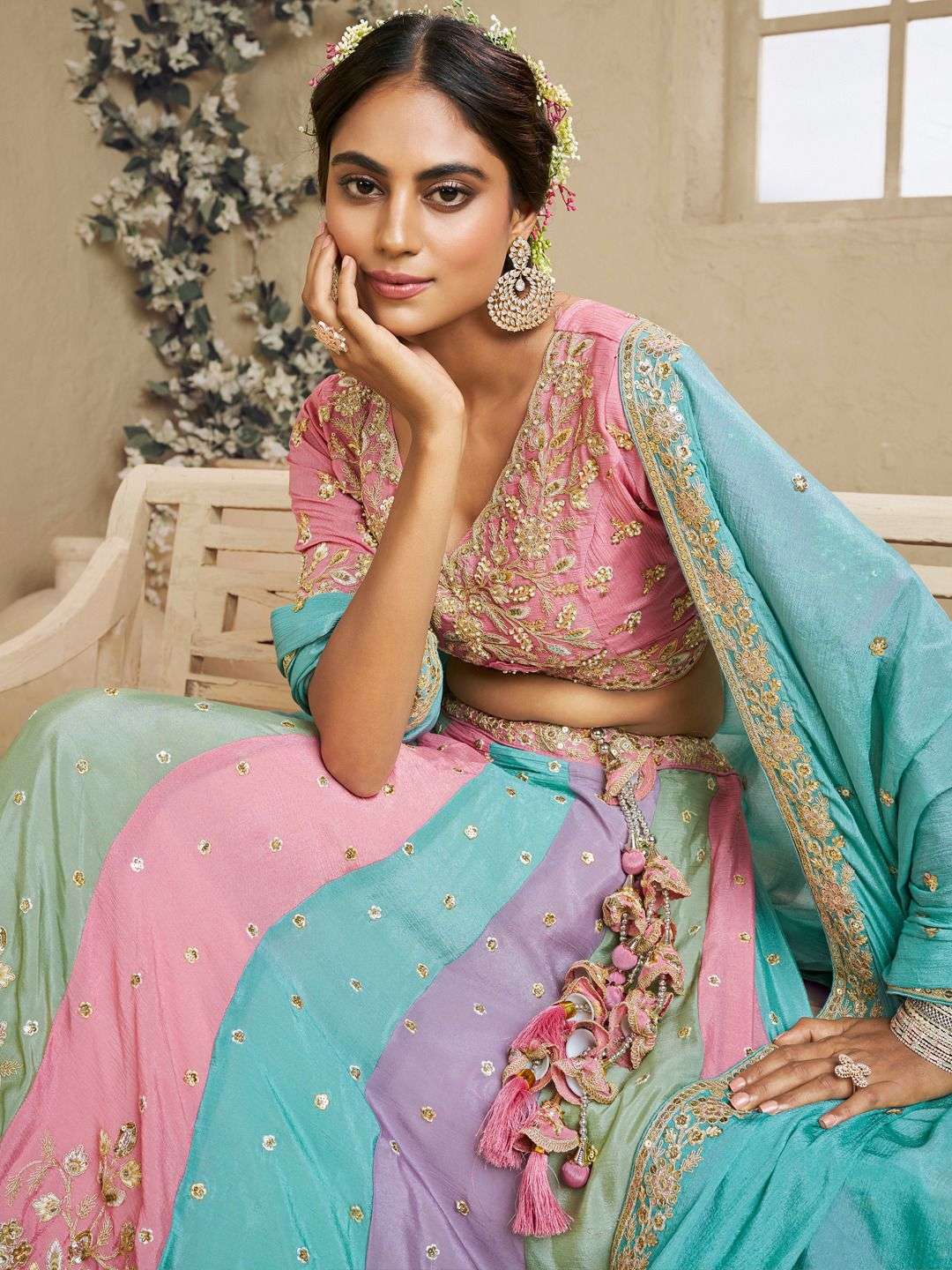 ADORN CRAFT 6105 lehenga collection manufacturer Surat 