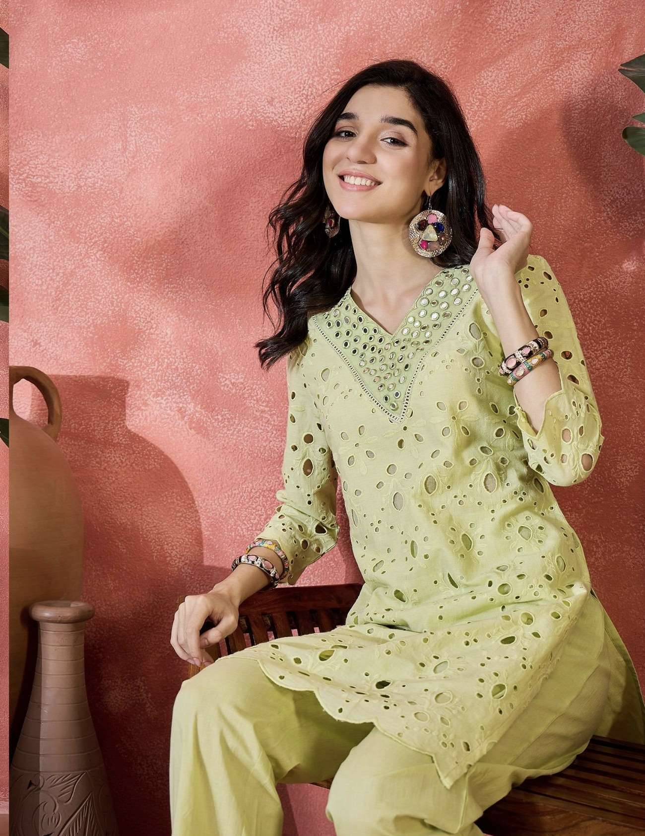 Bhumi vol 7 Series 51436 To 51440 Pure cotton kurti collection manufacturer Surat 