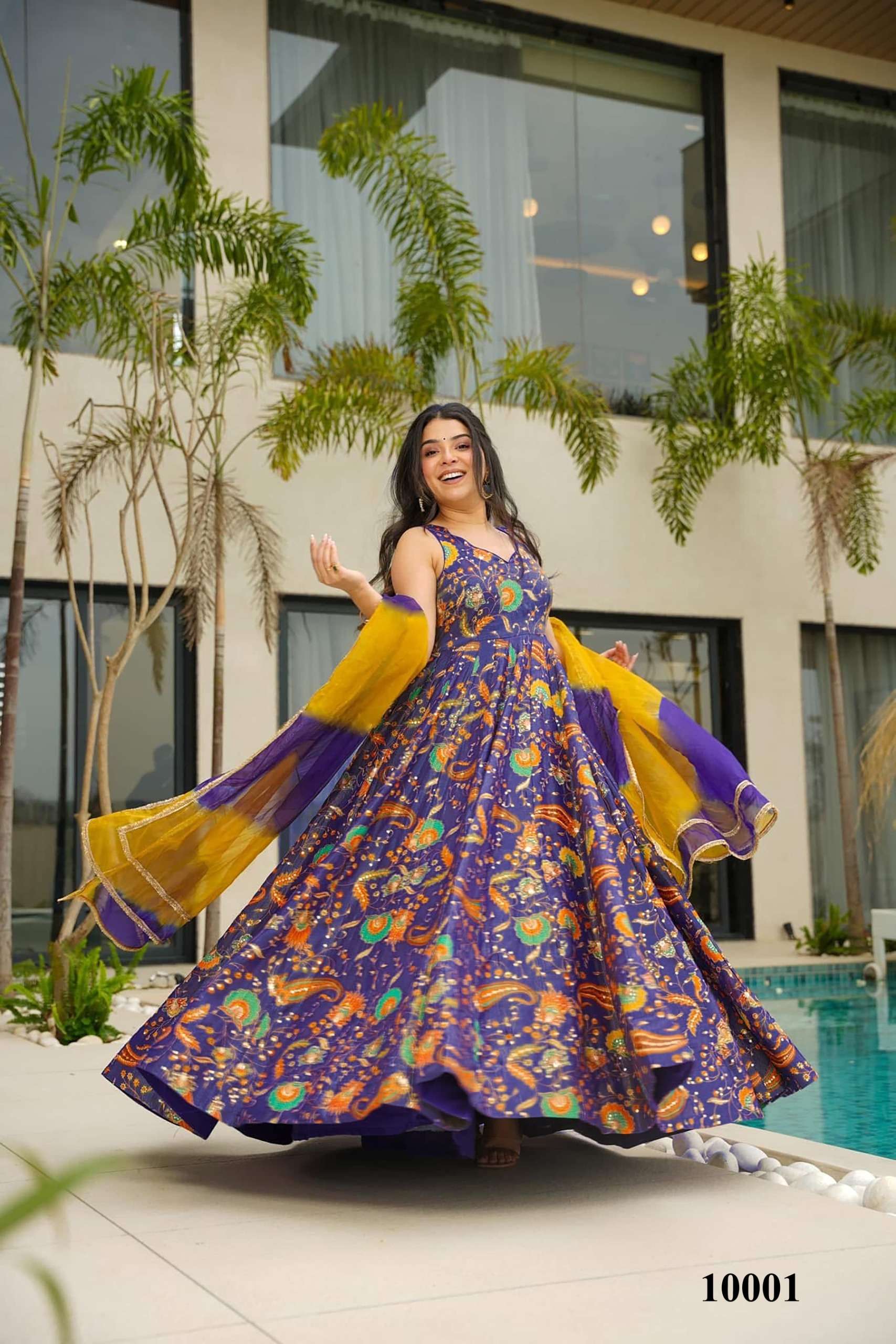 Clora vol 10 gown collection manufacturer Surat 