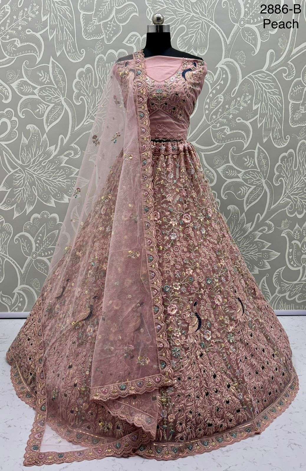 Code 2886 lehenga collection manufacturer Surat 