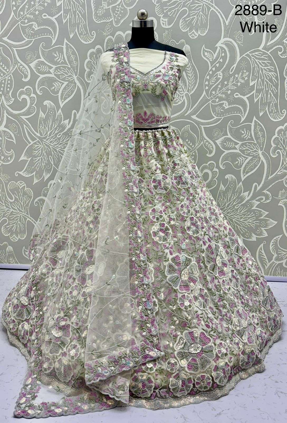Code 2889 Partywear Lehenga choli collection manufacturer Surat 