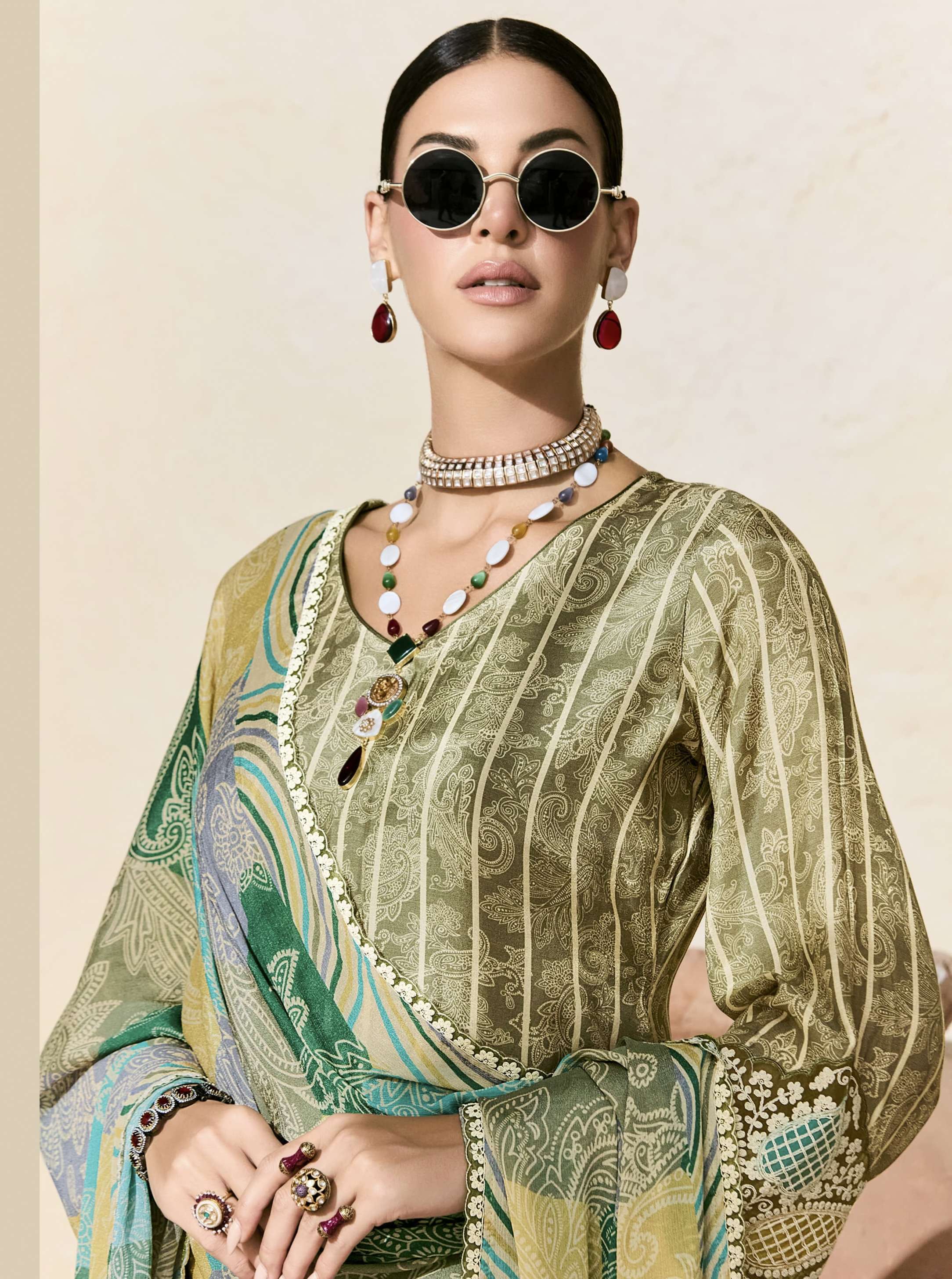 JUGNI by HEER suit collection manufacturer Surat 