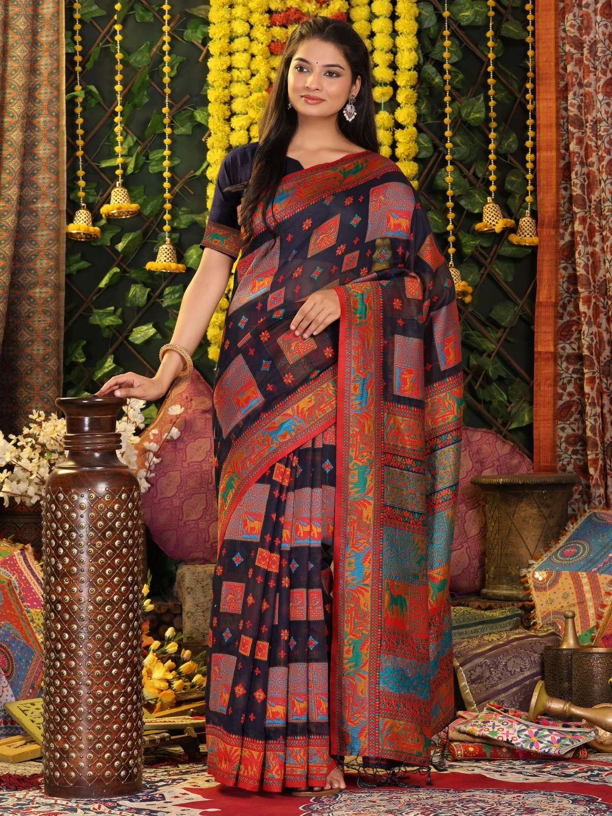 KETHAL KOTA by ASTITA LINEN COTTON saree collection manufacturer Surat 