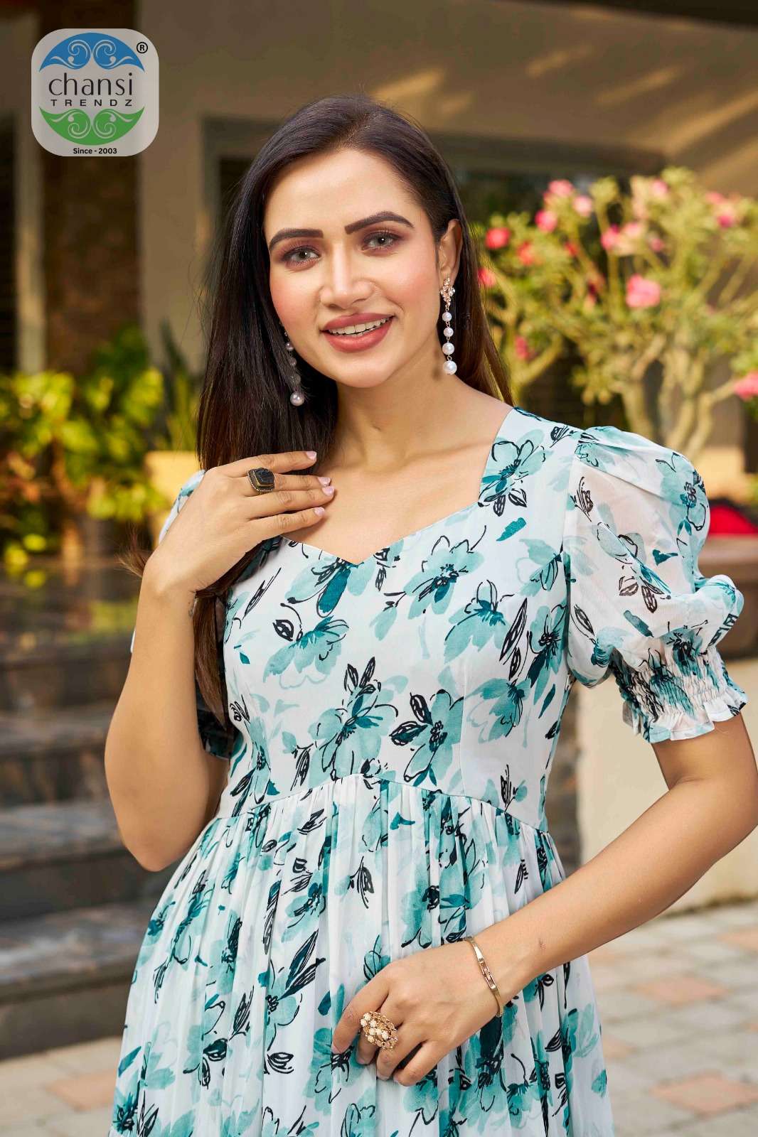 LOTUS GEORGETTE gown collection manufacturer Surat 