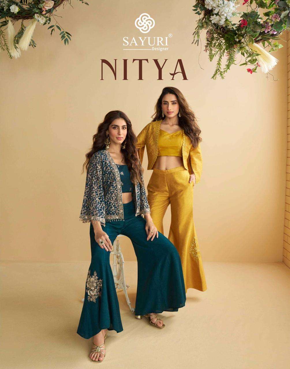 NITYA by SAYURI DESIGNER  Suit collection manufacturer Surat 