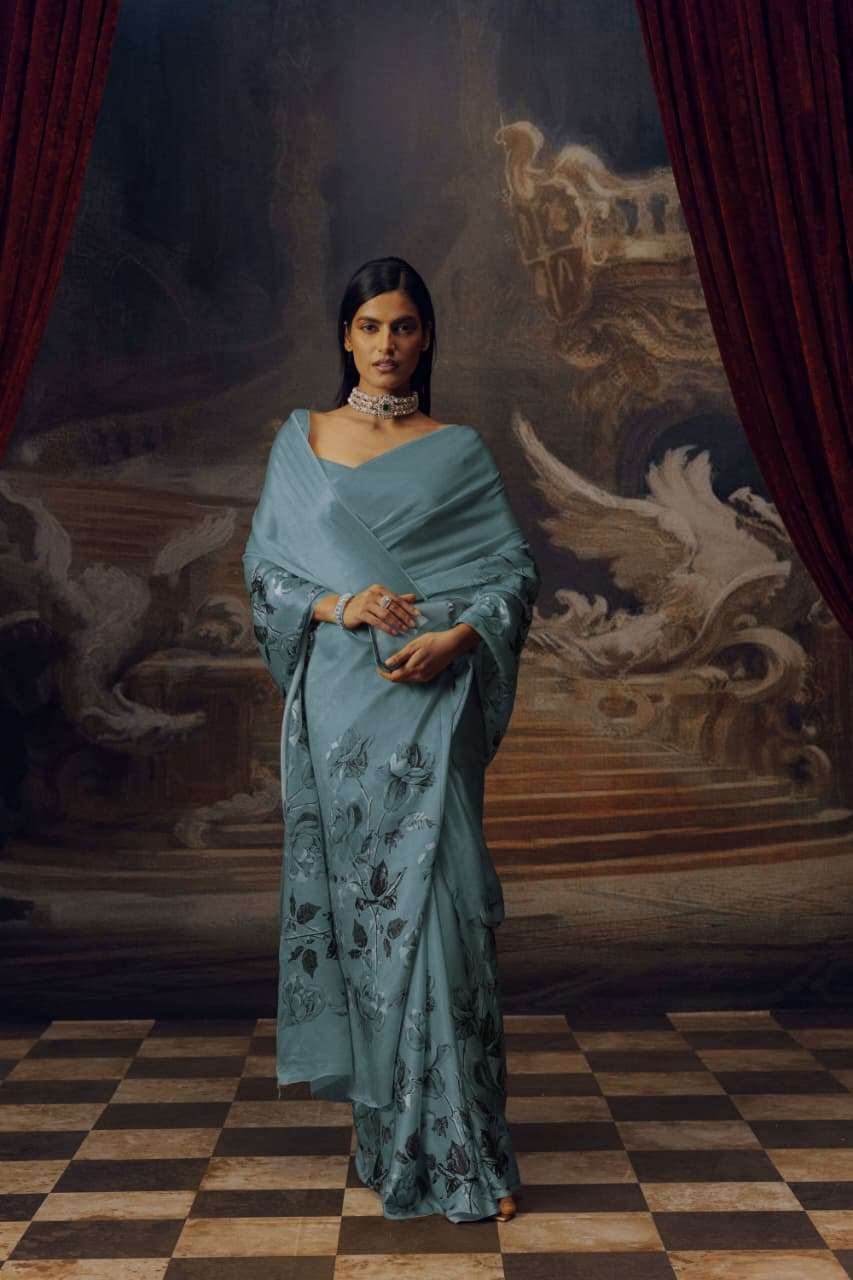 Original Japan Satin saree collection manufacturer Surat 