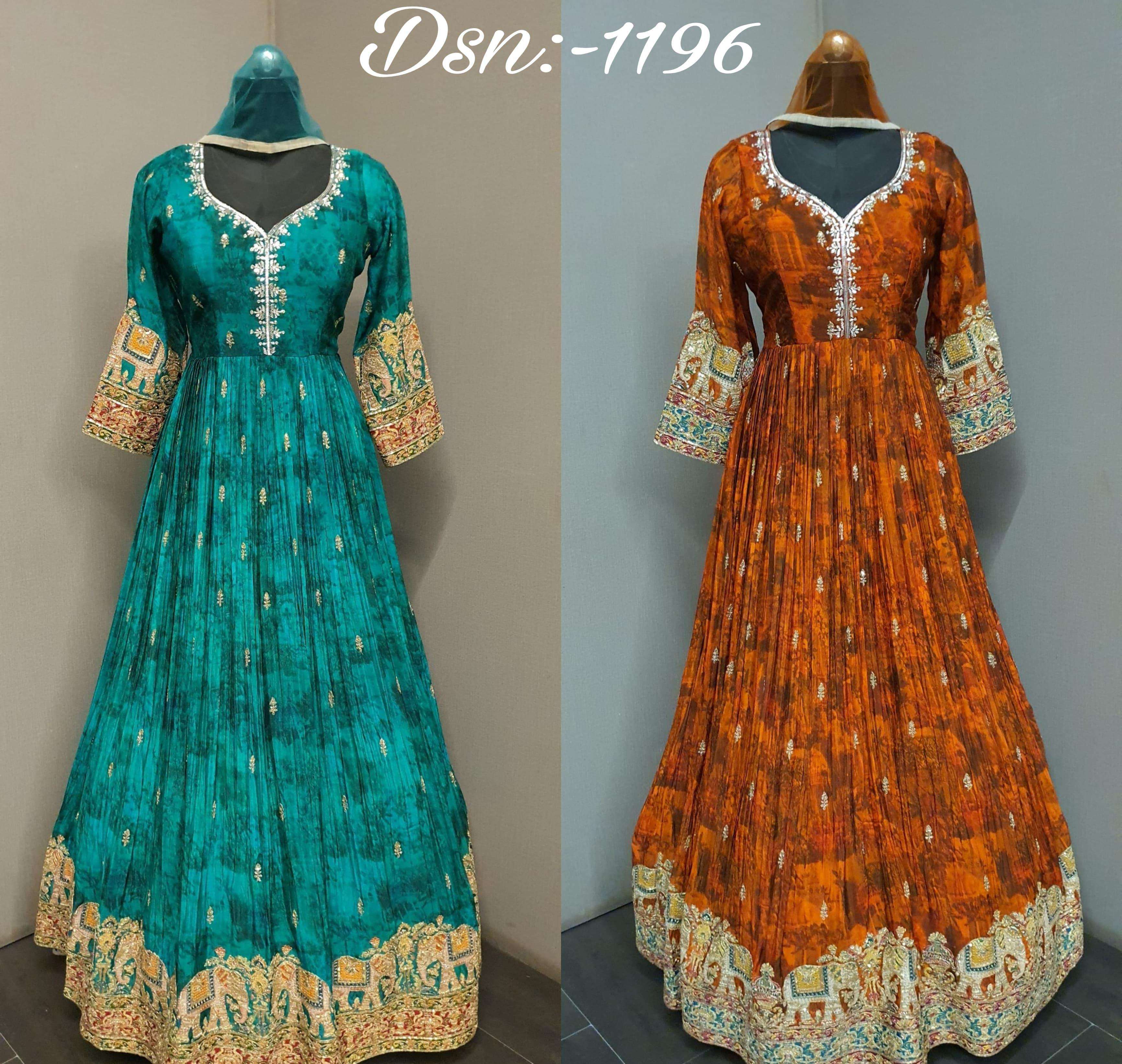 Position print gown collection manufacturer Surat 