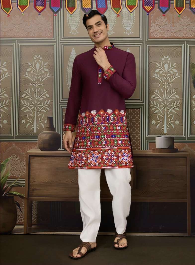 RAJWADI RAAS 3 by SHUBHVASTRA Festival Mens Wear Kurta Collection Manufacturer Surat 