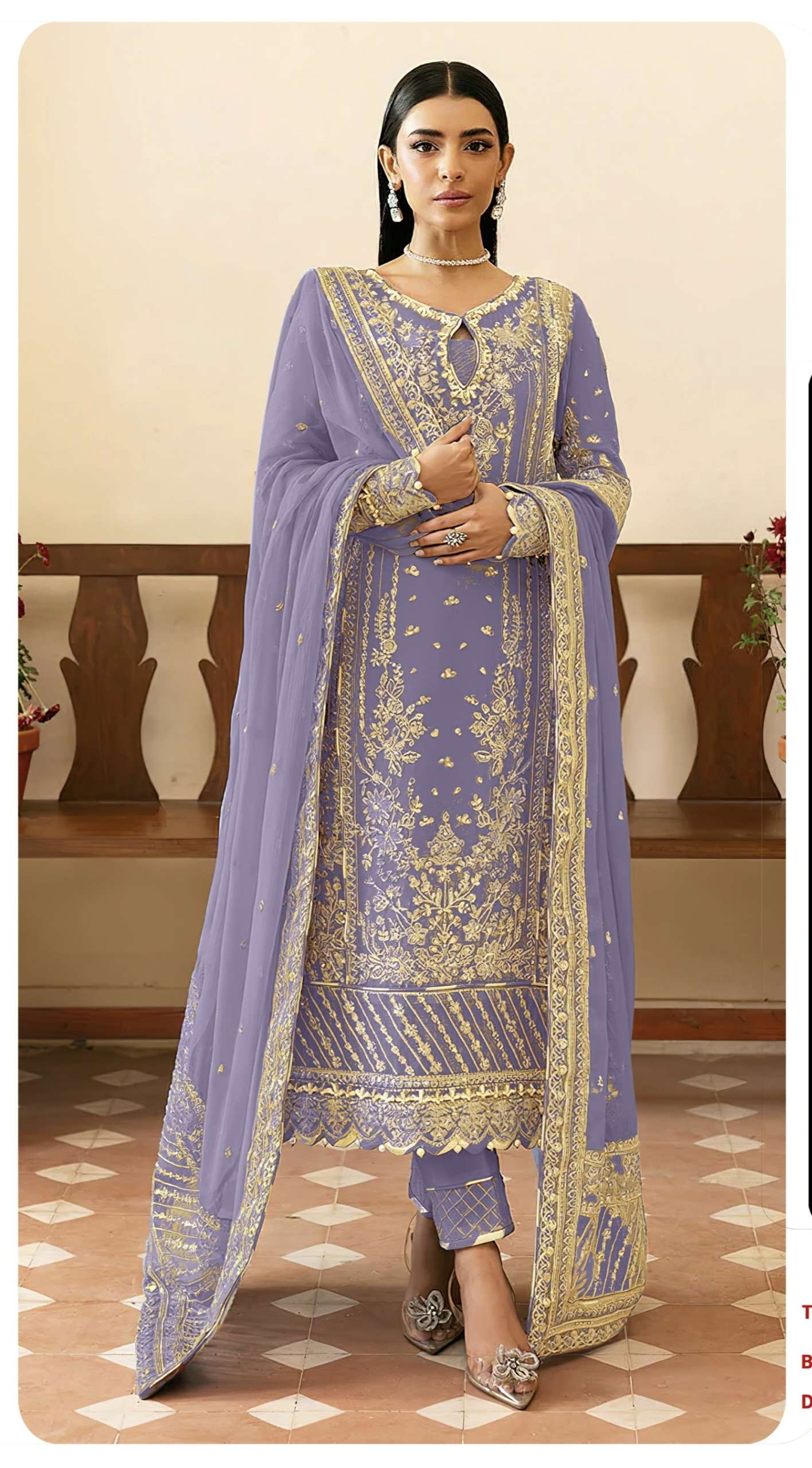 SD 1076 by SAJIDA DESIGNER suit collection manufacturer Surat 