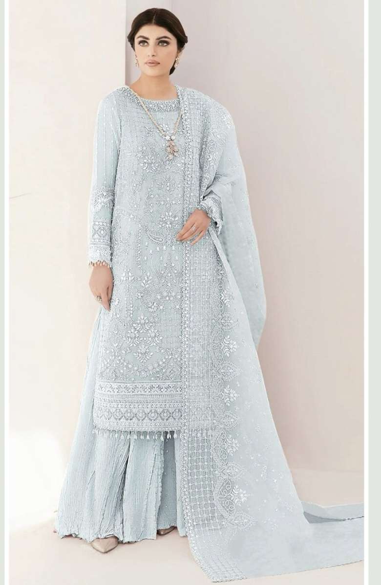  SHRADDHA by MUSHQ Faux Georgette suit collection manufacturer Surat 