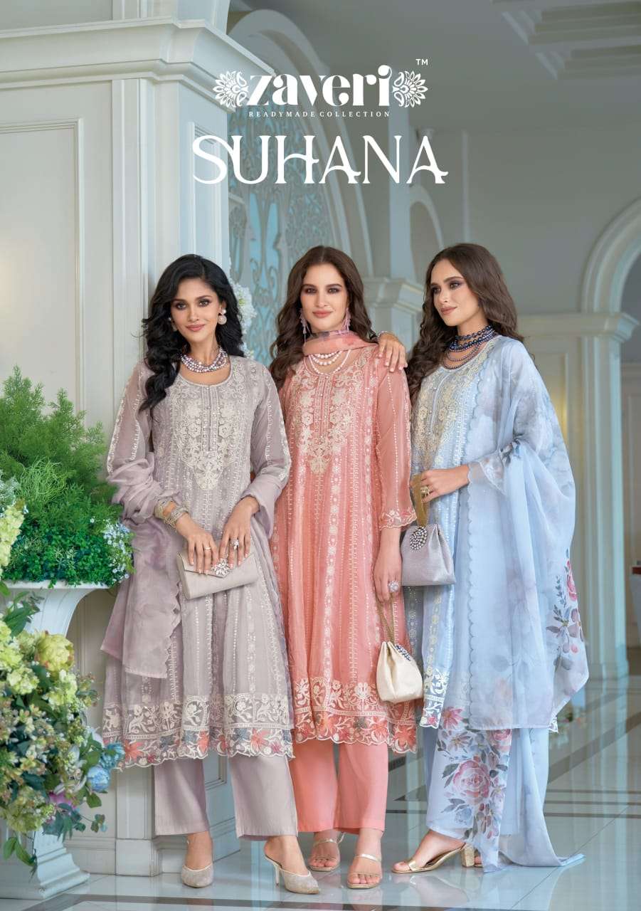 Suhana by zaveri suit collection manufacturer Surat 