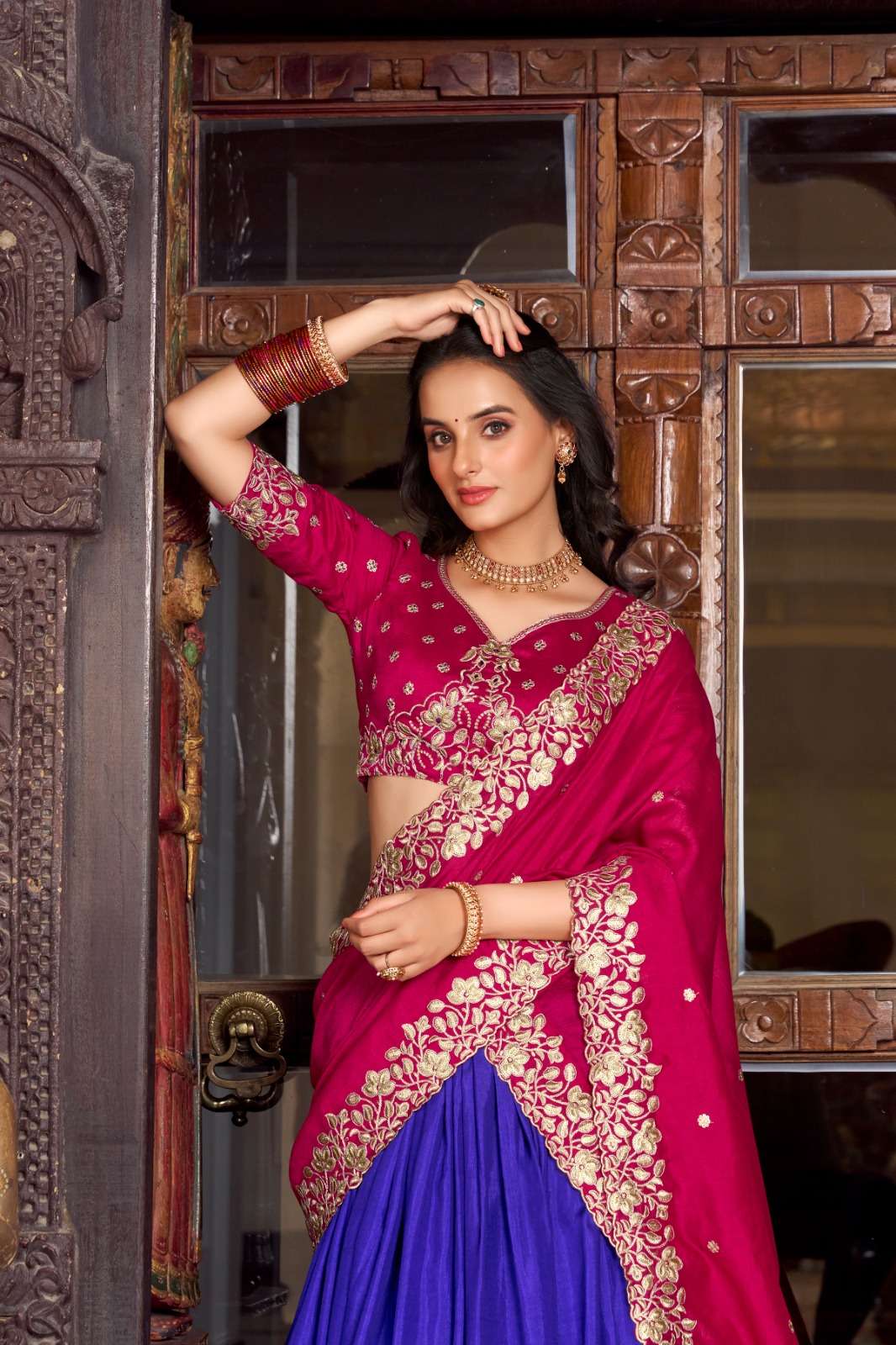 Wedding Collection tussar silk lehenga collection manufacturer Surat 