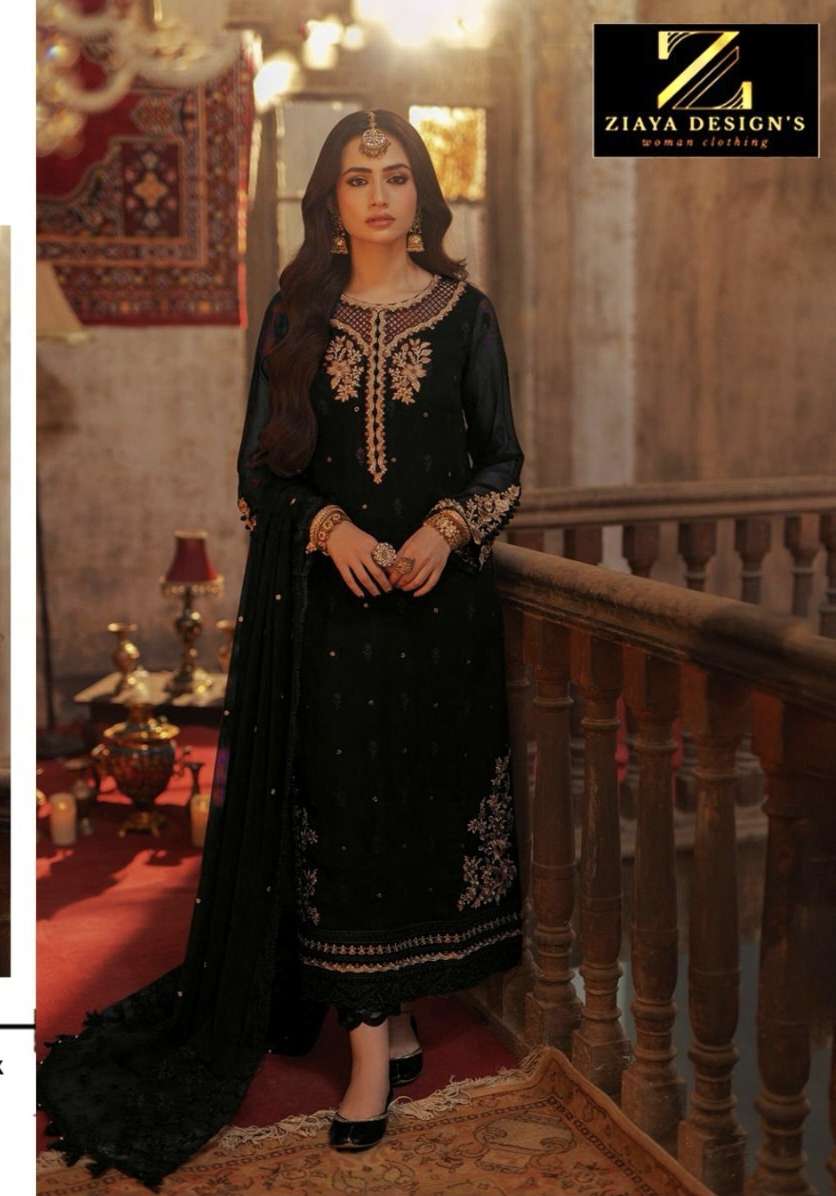 1127 A B C D Ziaya Design Suit collection manufacturer Surat 