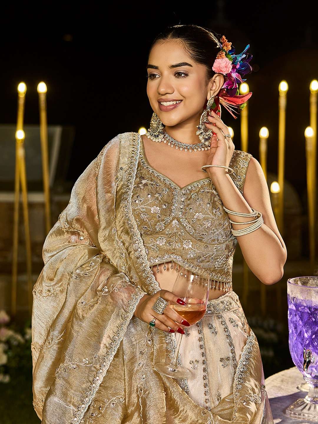 6173 MULTI ADORN CRAFT EXCLUSIVE lehenga collection manufacturer Surat 