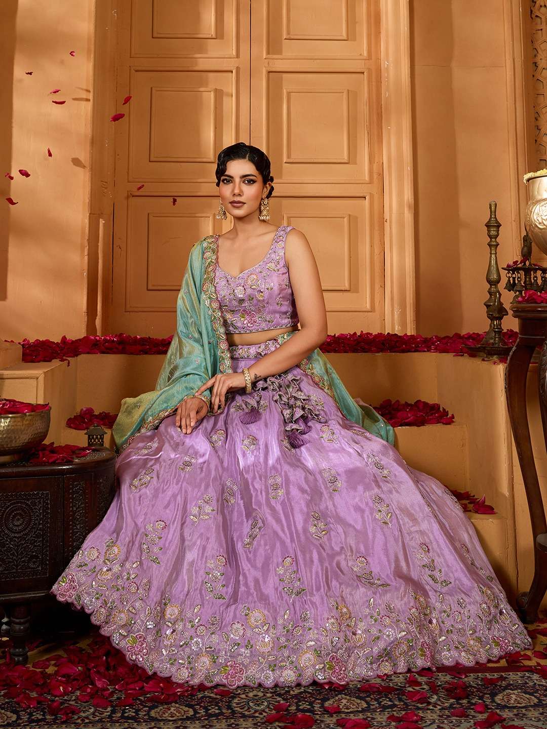 ADORN CRAFT 6199  Satin Silk lehenga collection manufacturer Surat 