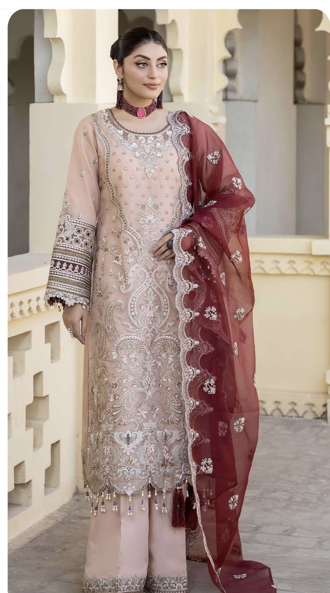 ANAYA VOL 1 DNO 1049 By SAJIDA designer suit collection manufacturer Surat 