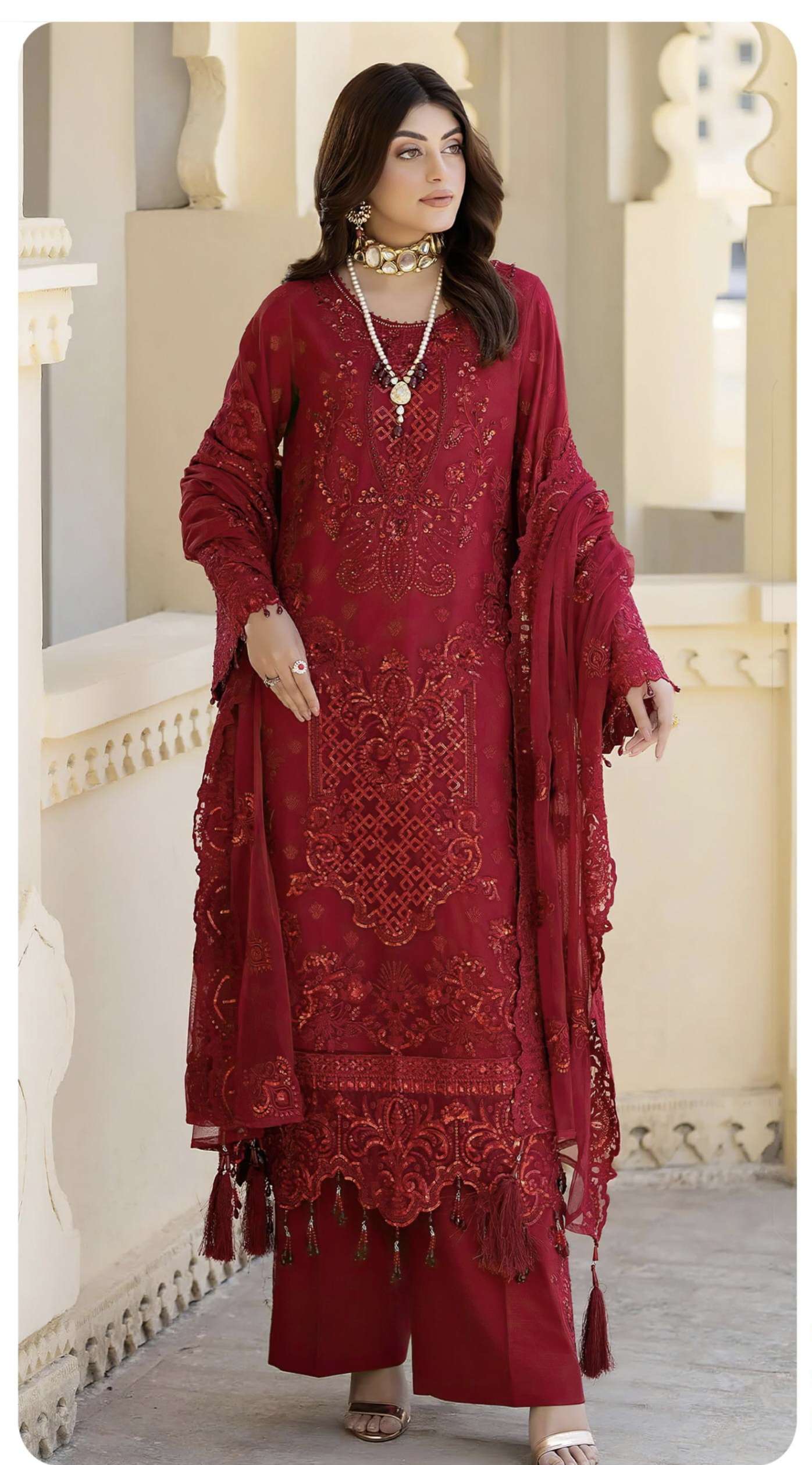 ANAYA VOL 2 DNO 1051 1052 1053  By SAJIDA Pakistani suit collection manufacturer Surat 