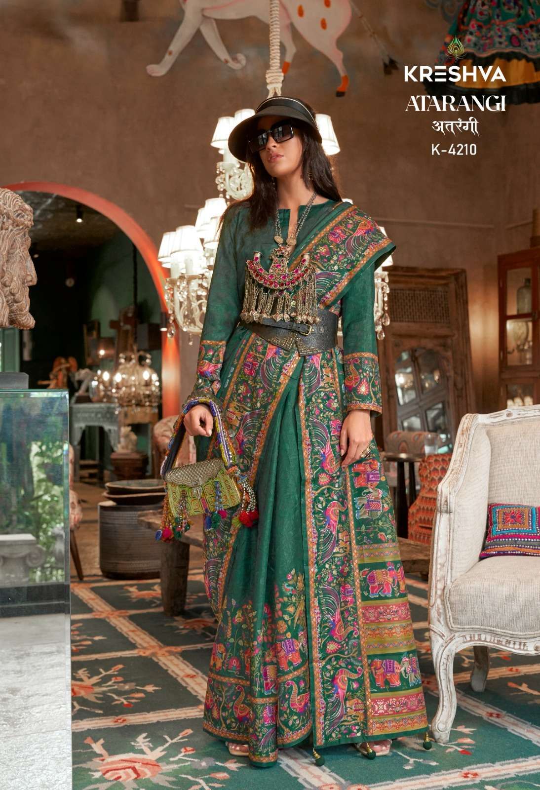 Atrangi Series 4209 To 4217 By Krehsva saree collection manufacturer Surat 