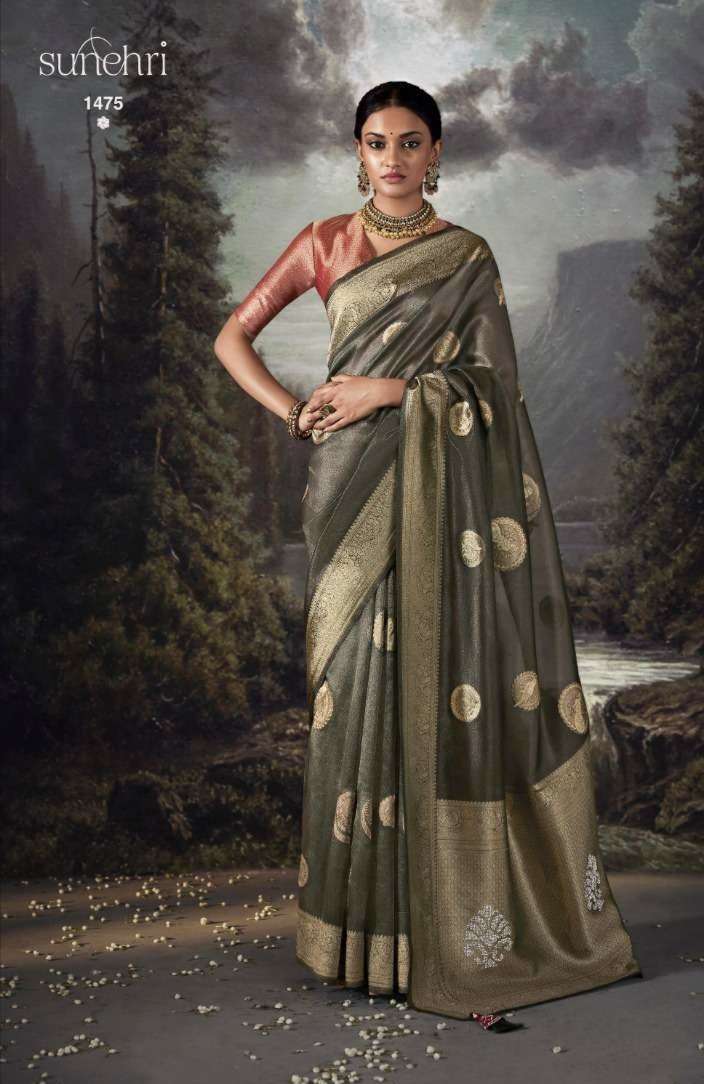 Banarasi Organza saree collection manufacturer Surat 