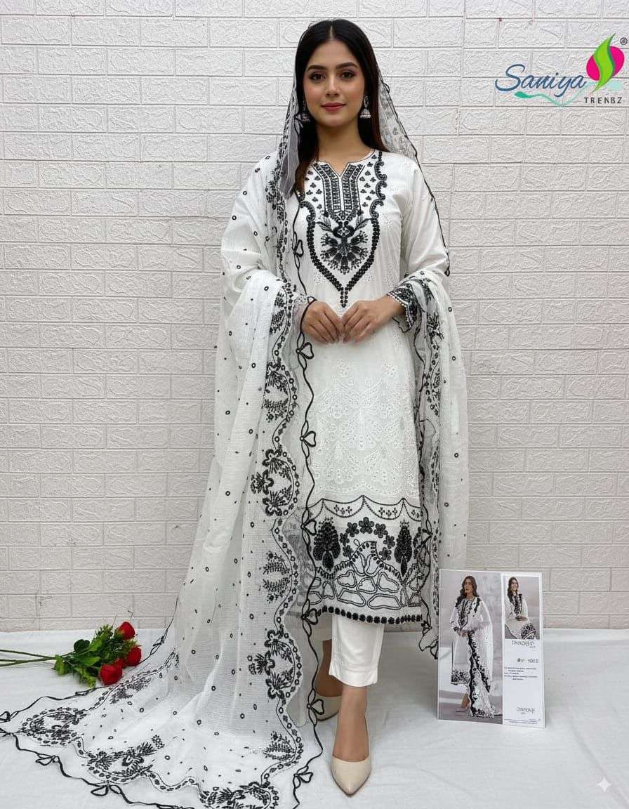 BAROQUE VOL 1  D NO 1002 by SANIYA TRENDZ suit collection manufacturer Surat 