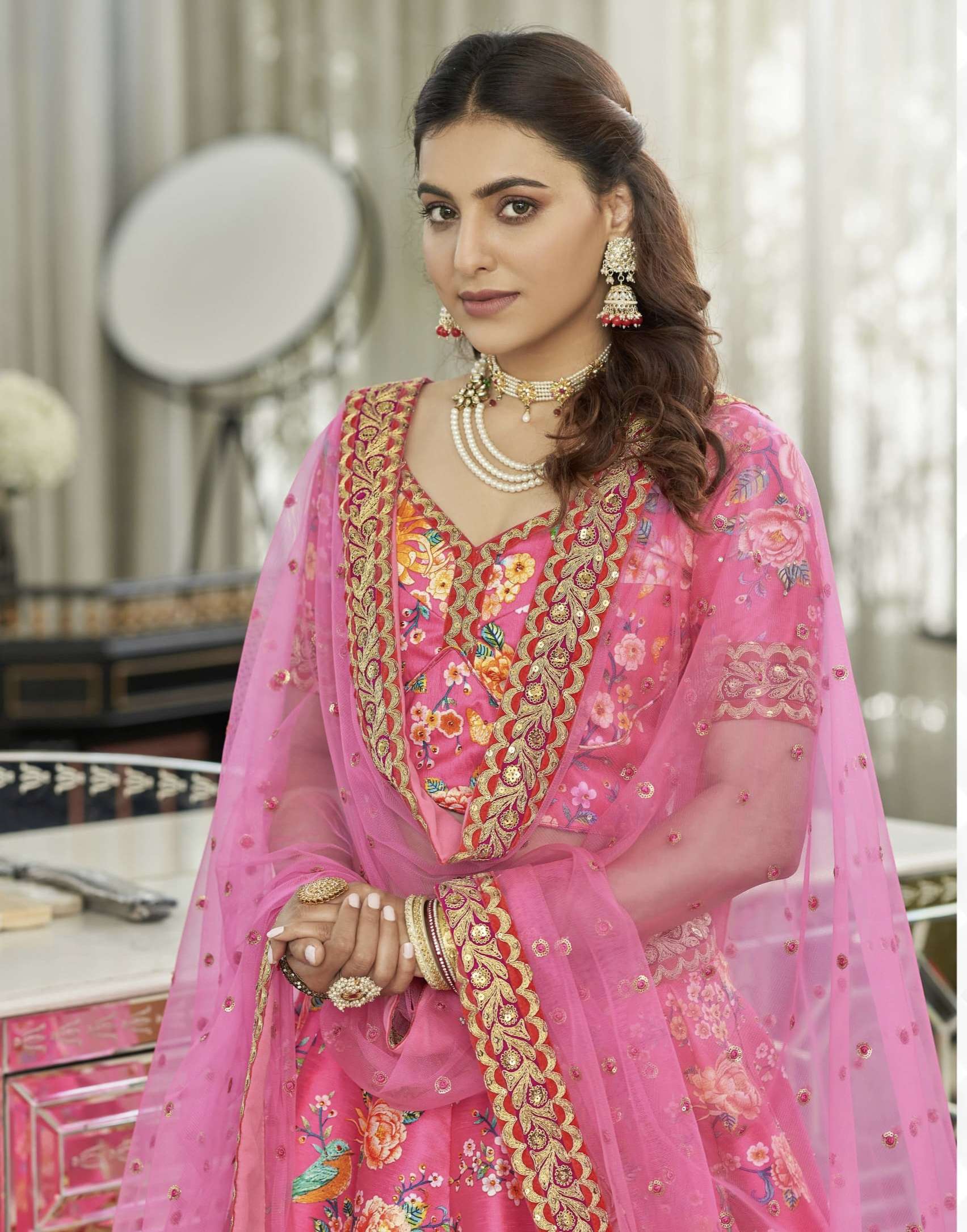 CARNATIONS VOL 2 by Zeel Clothing lehenga collection manufacturer Surat