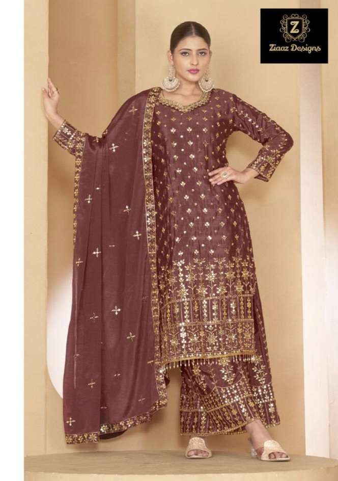 Code 441 by Ziaaz Designs Suit collection manufacturer Surat 