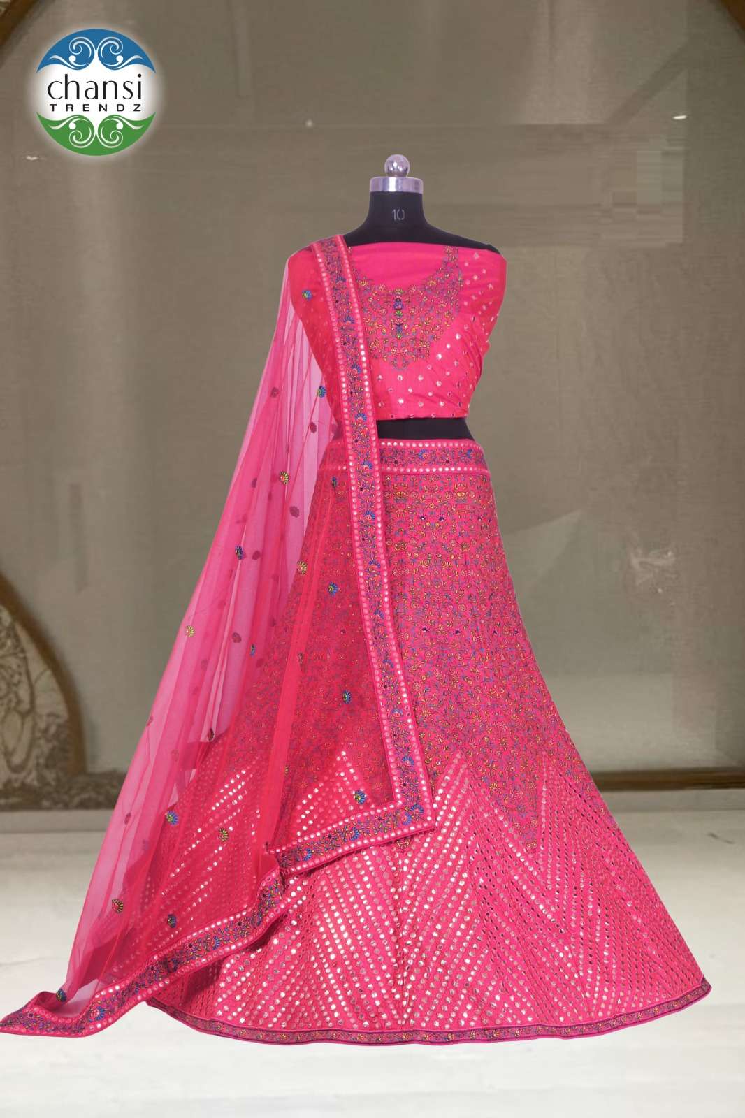 CT 537 F 55 by chansi trendz Lehenga Choli collection manufacturer Surat 