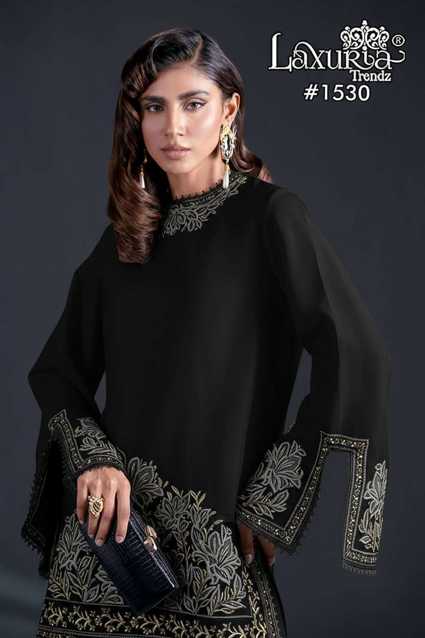 D No 1530 by laxuria trendz kurti collection manufacturer Surat 