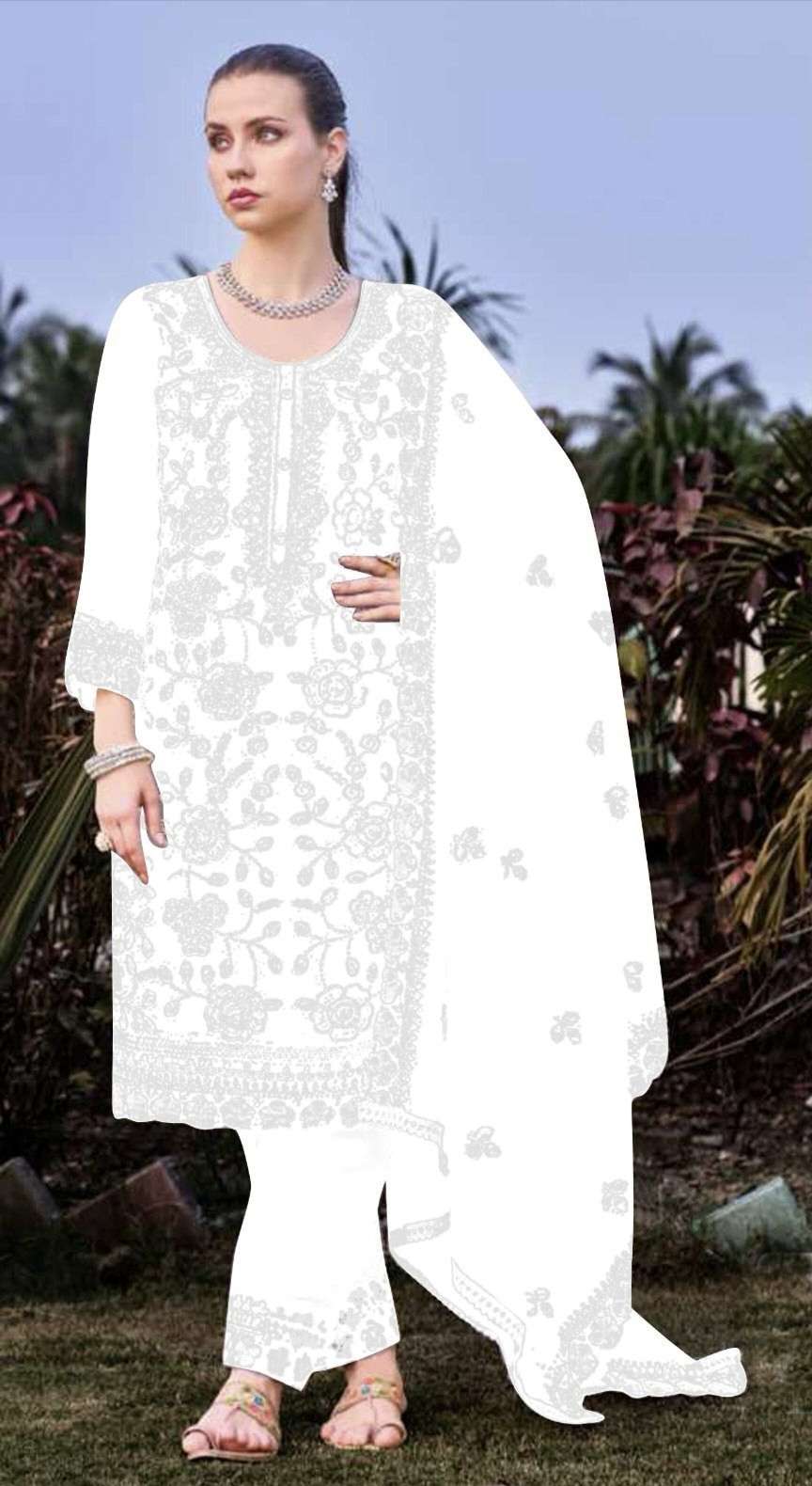 D NO  B 160 A B by BILQIS  Faux Georgette suit collection manufacturer Surat 