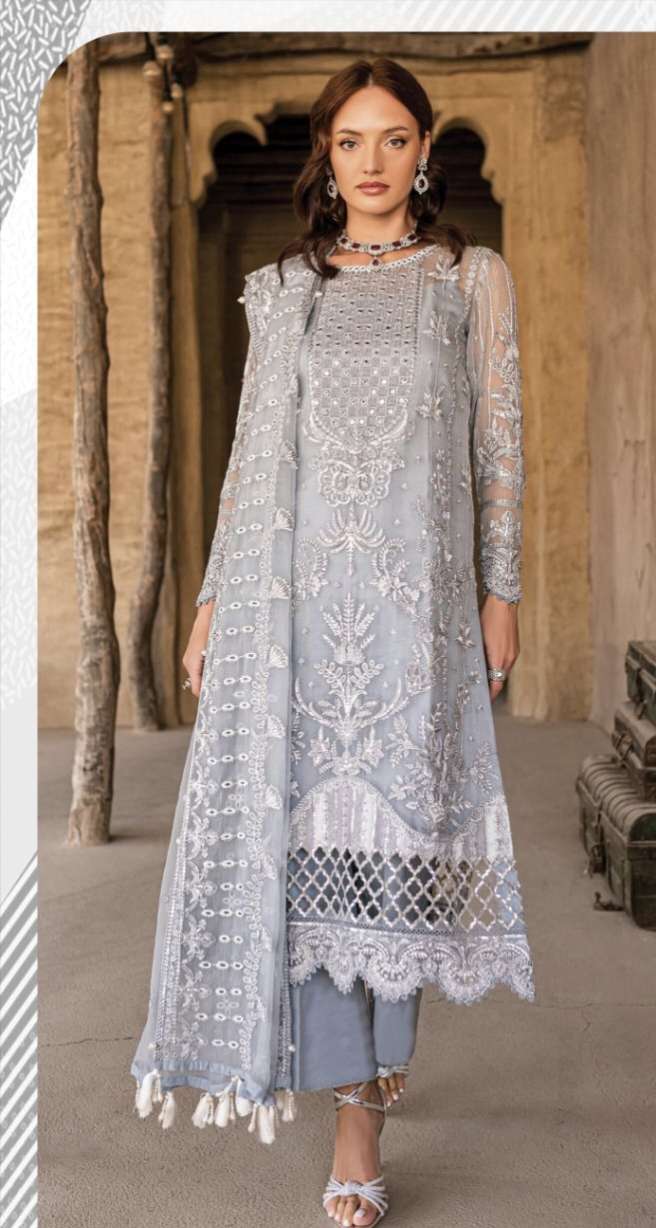 D NO C 1525 ROSEMEEN By FEPIC ORGANZA suit collection manufacturer Surat 