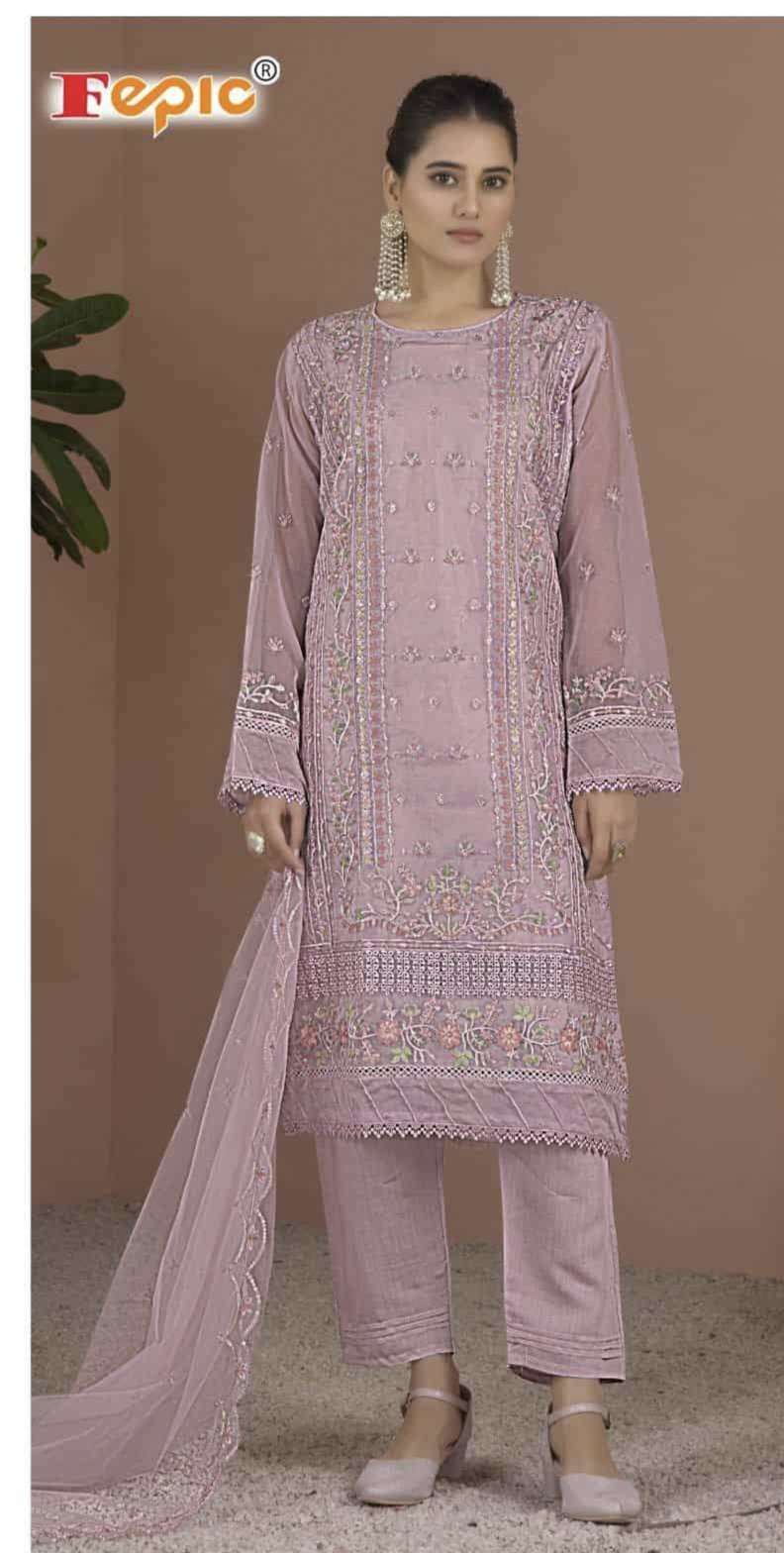 D NO iR 21014 viRAADAY By FEPIC ORGANZA suit collection manufacturer Surat 